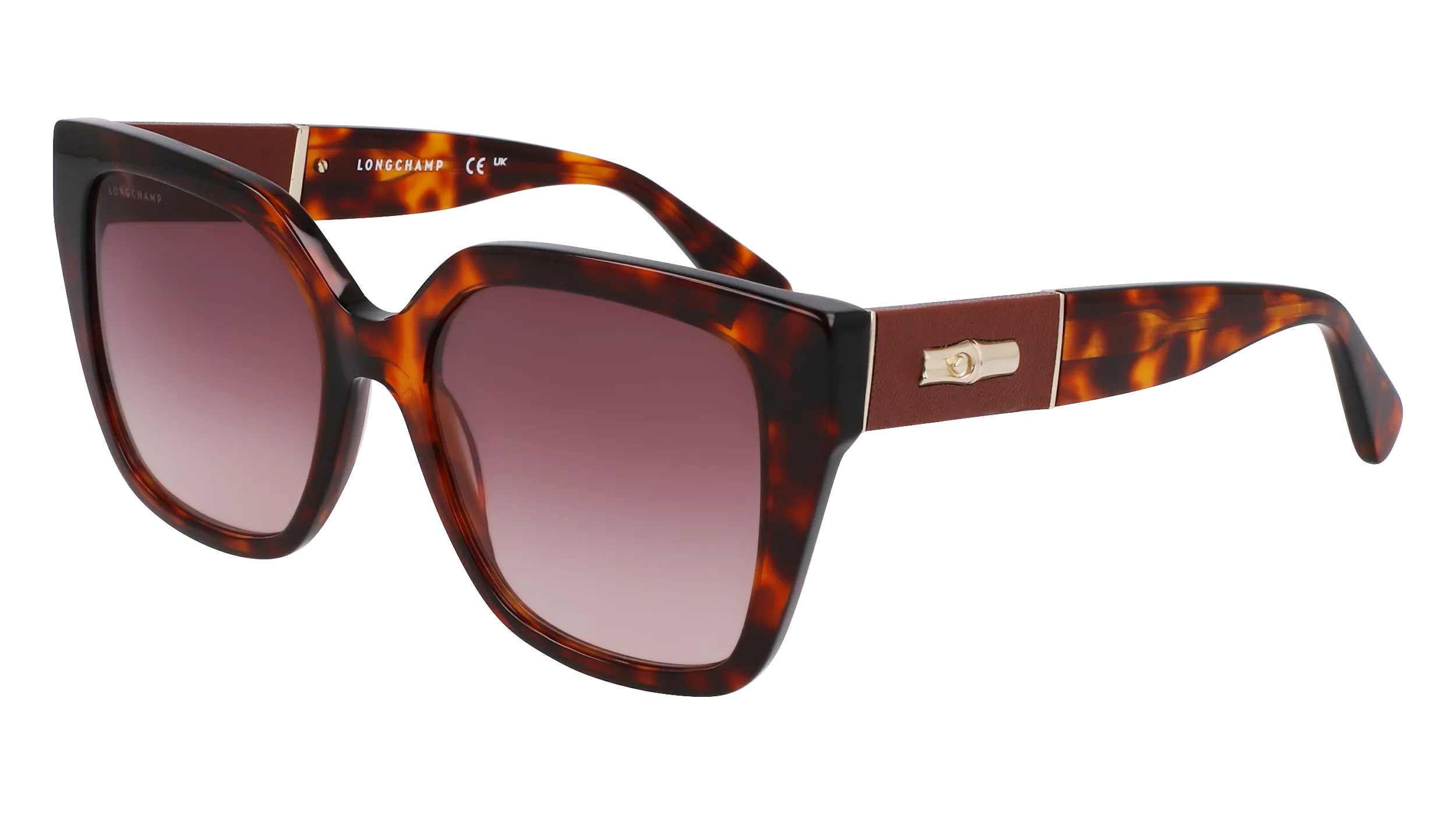 LONGCHAMP LO754SL 242 Occhiali da sole Acetato Havana Farfalla Normale Normale - immagine 1