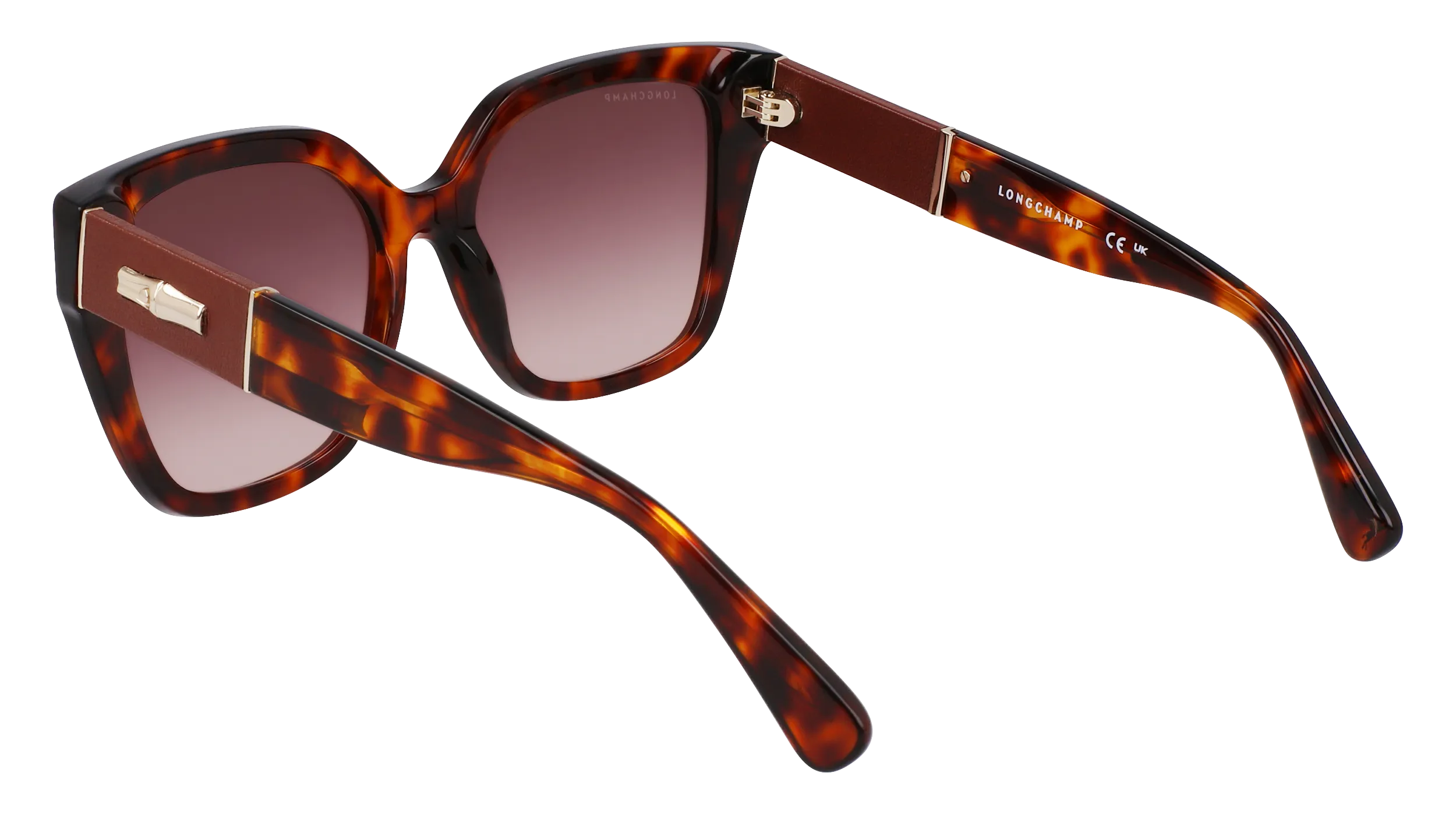LONGCHAMP LO754SL 242 Occhiali da sole Acetato Havana Farfalla Normale Normale - immagine 3
