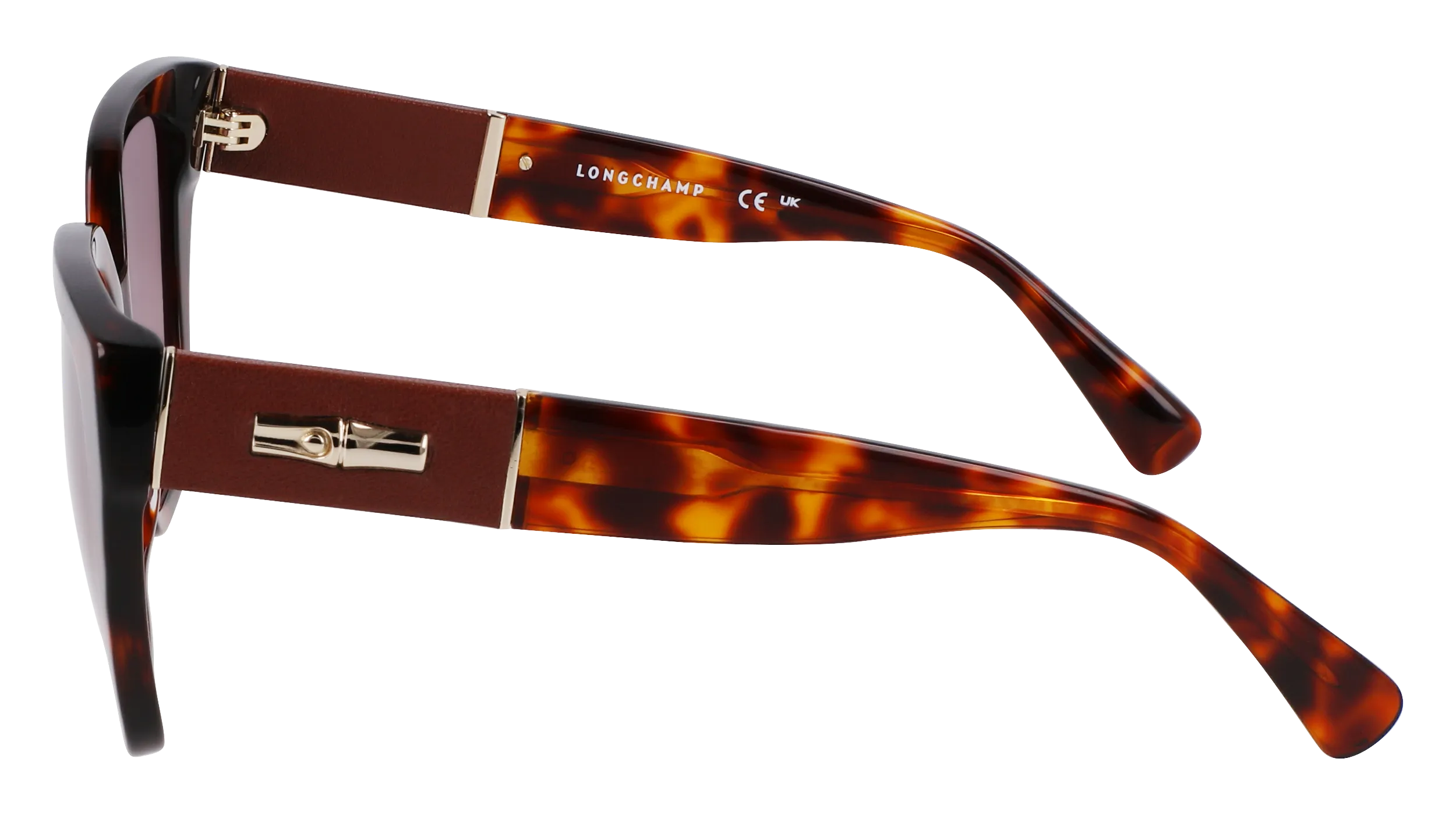 LONGCHAMP LO754SL 242 Occhiali da sole Acetato Havana Farfalla Normale Normale - immagine 4