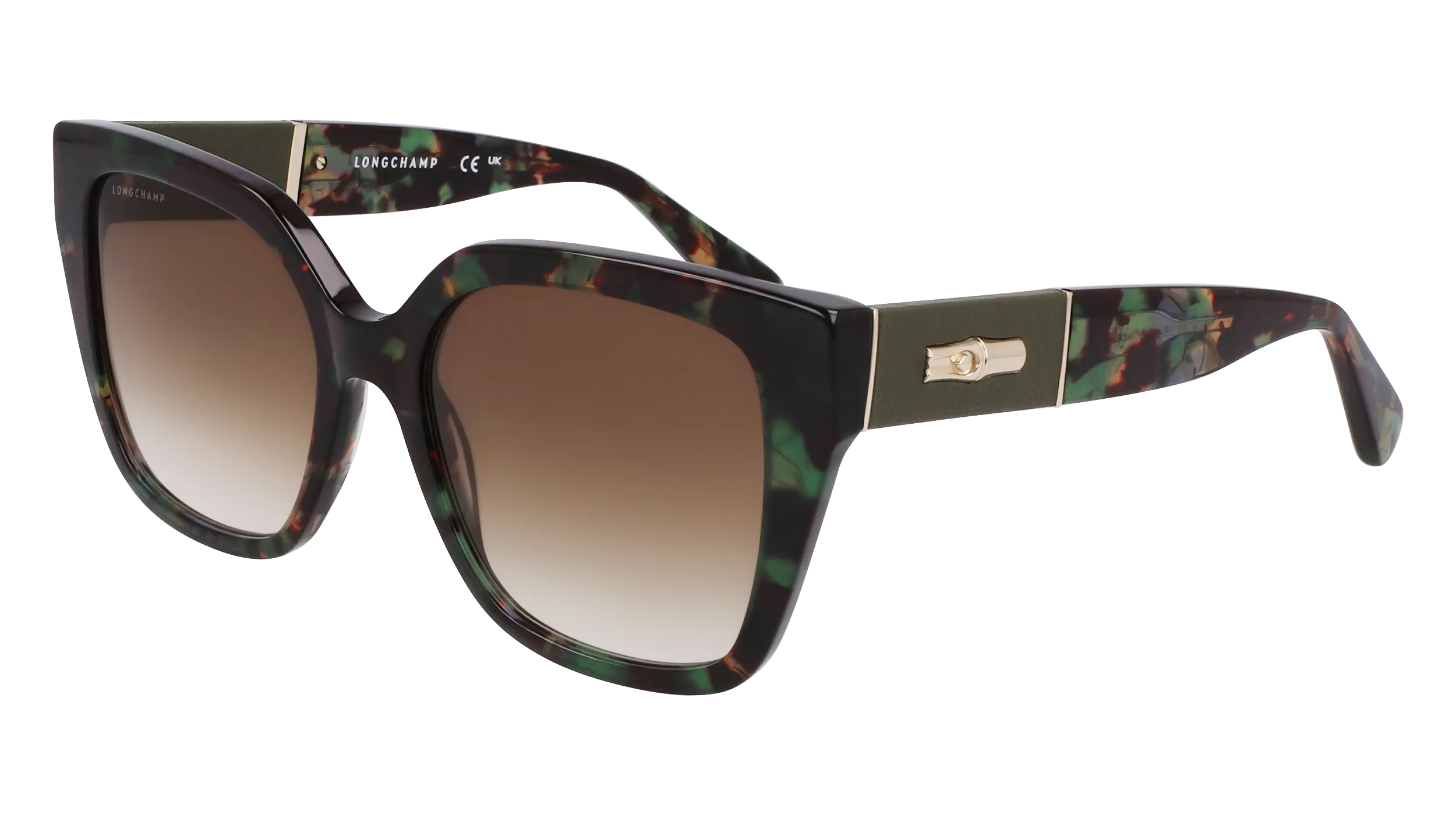 LONGCHAMP LO754SL 309 Occhiali da sole Acetato Havana Farfalla Normale Normale - immagine 1