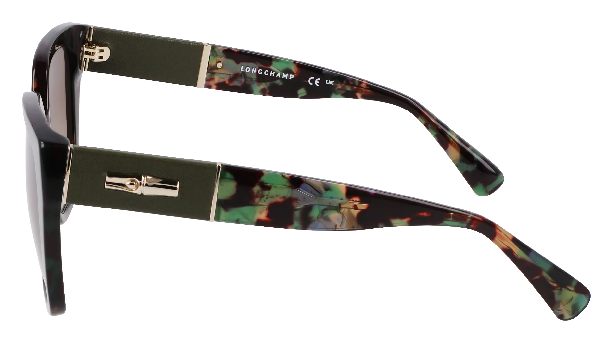 LONGCHAMP LO754SL 309 Occhiali da sole Acetato Havana Farfalla Normale Normale - immagine 4