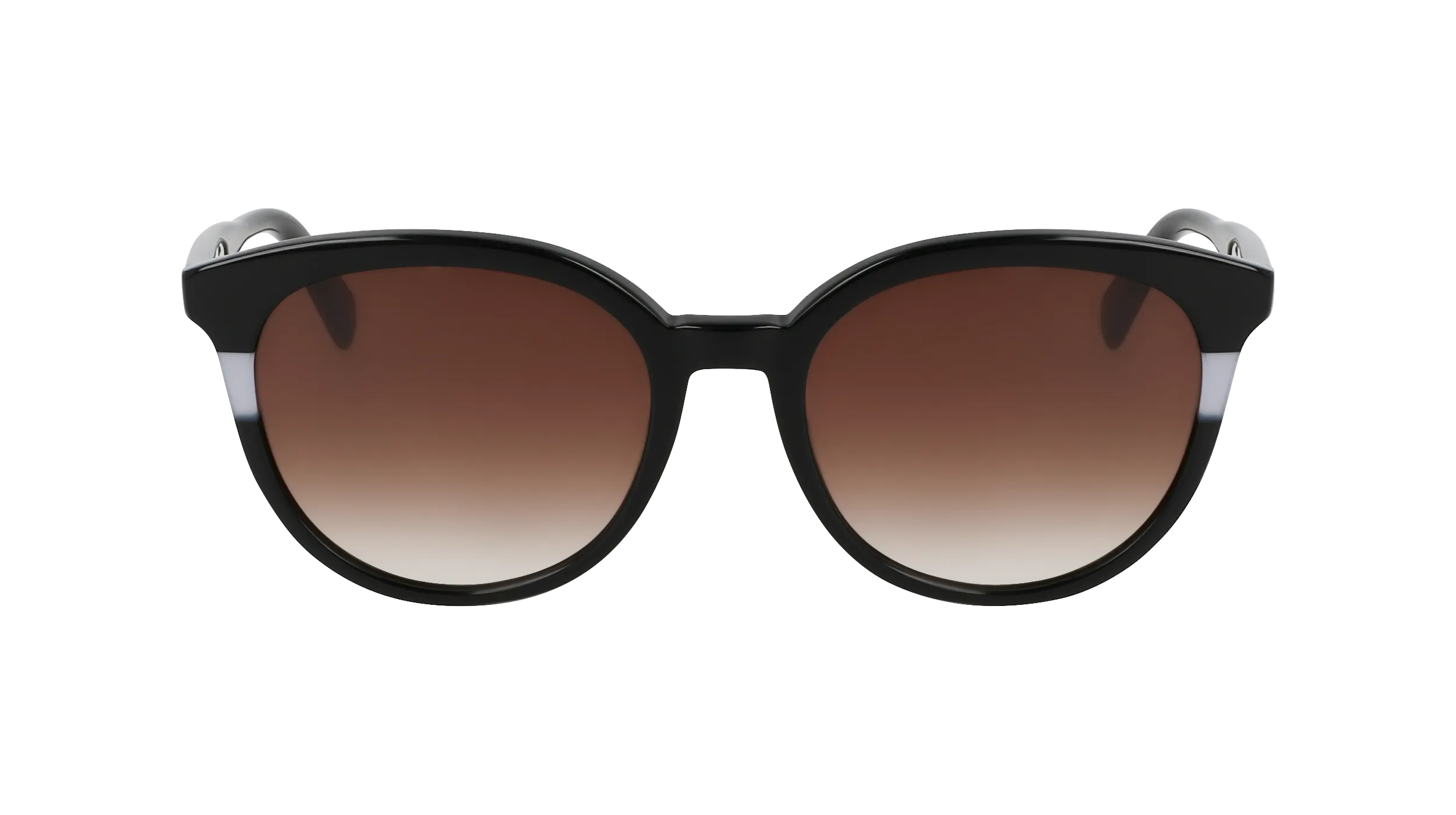 LONGCHAMP LO752S 001 Occhiali da sole Acetato Nero Rotonda Normale Normale - immagine 2