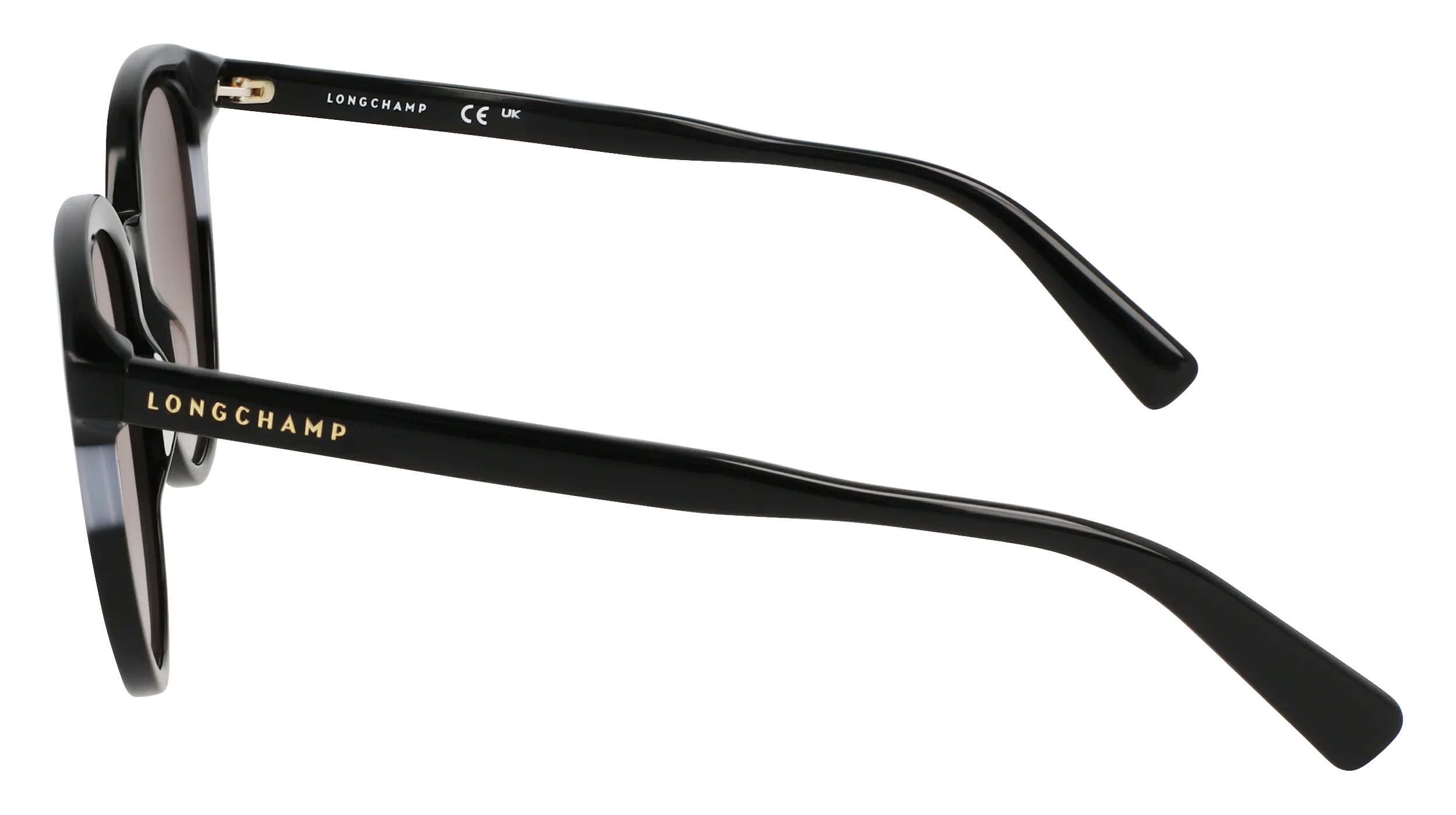 LONGCHAMP LO752S 001 Occhiali da sole Acetato Nero Rotonda Normale Normale - immagine 4