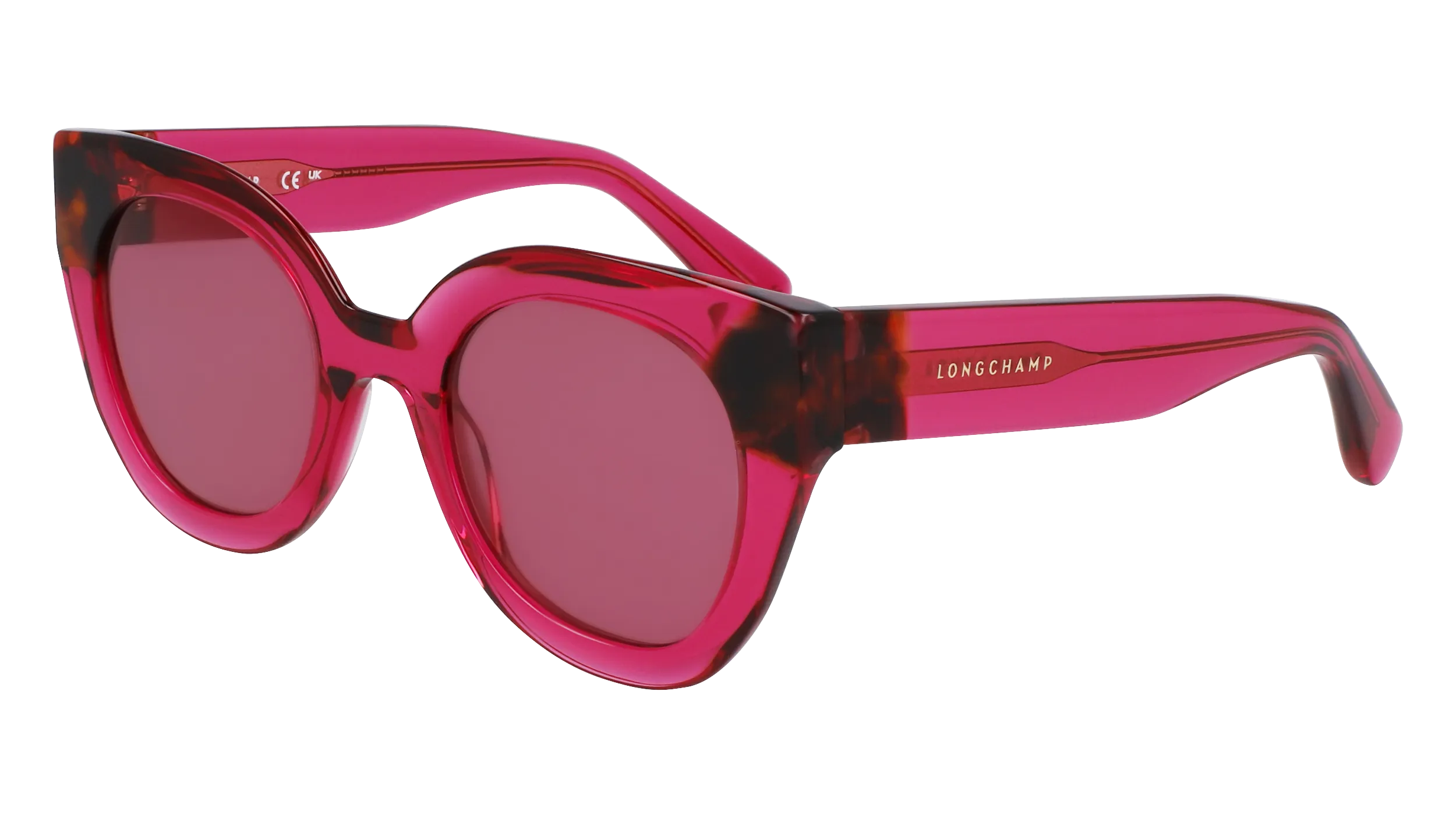 LONGCHAMP LO750S 654 Occhiali da sole Acetato Viola Rotonda Normale Normale - immagine 1