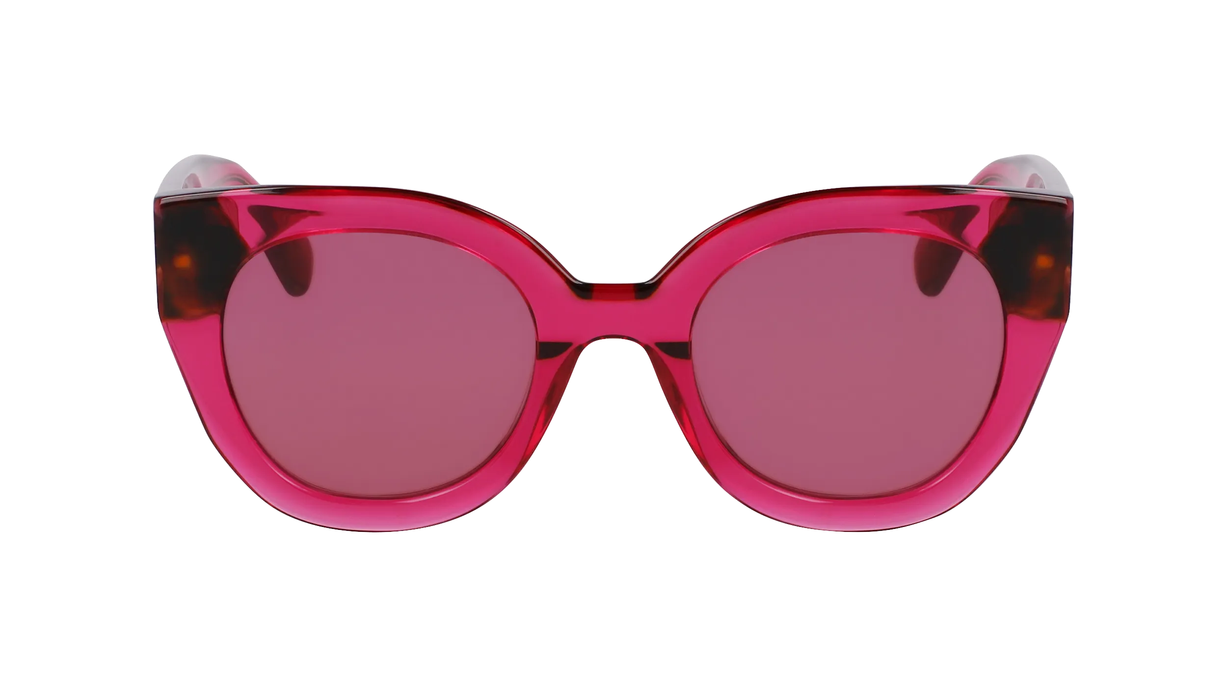LONGCHAMP LO750S 654 Occhiali da sole Acetato Viola Rotonda Normale Normale - immagine 2