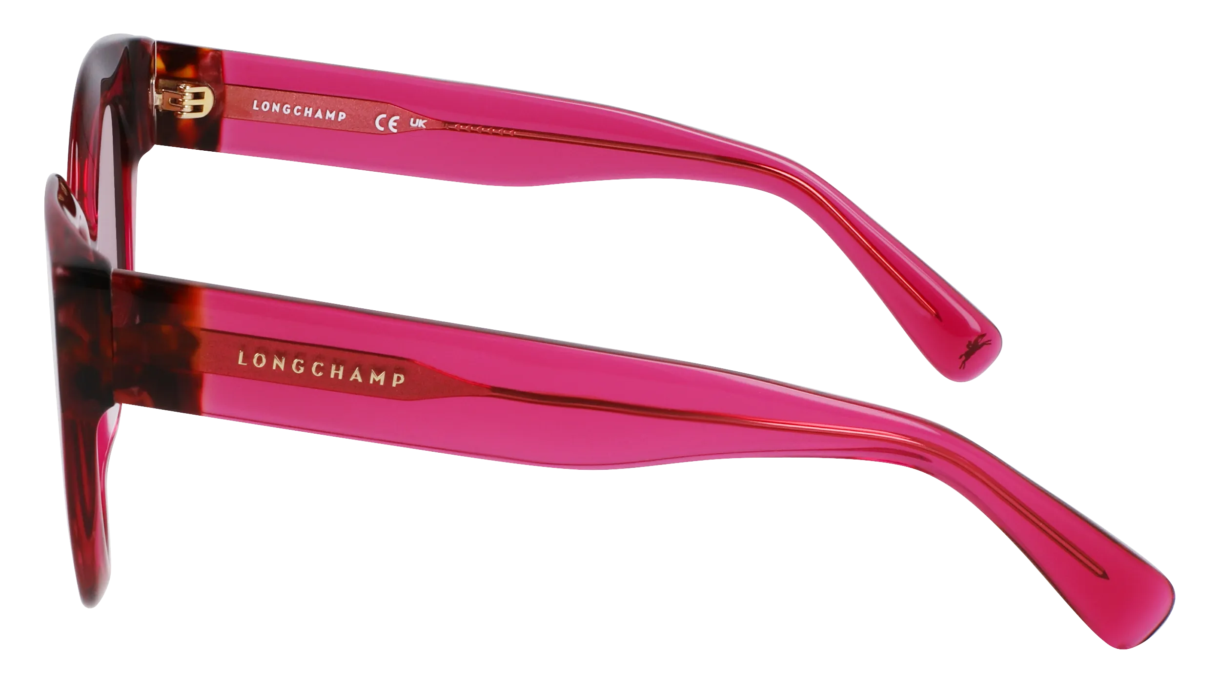LONGCHAMP LO750S 654 Occhiali da sole Acetato Viola Rotonda Normale Normale - immagine 4