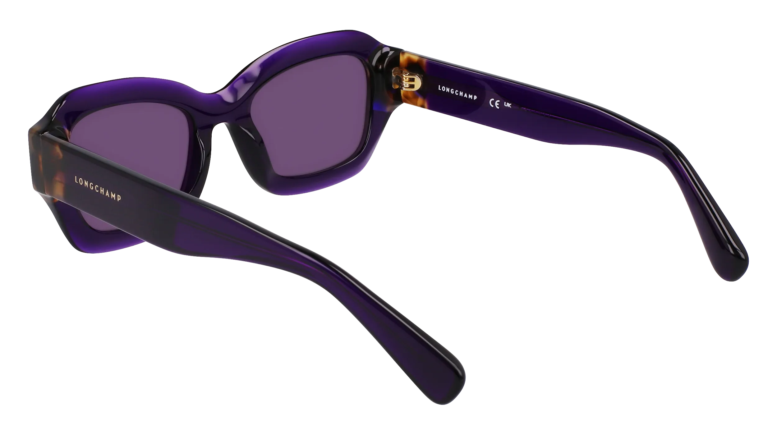 LONGCHAMP LO749S 505 Occhiali da sole Acetato Viola Cat Eye Normale Normale - immagine 3