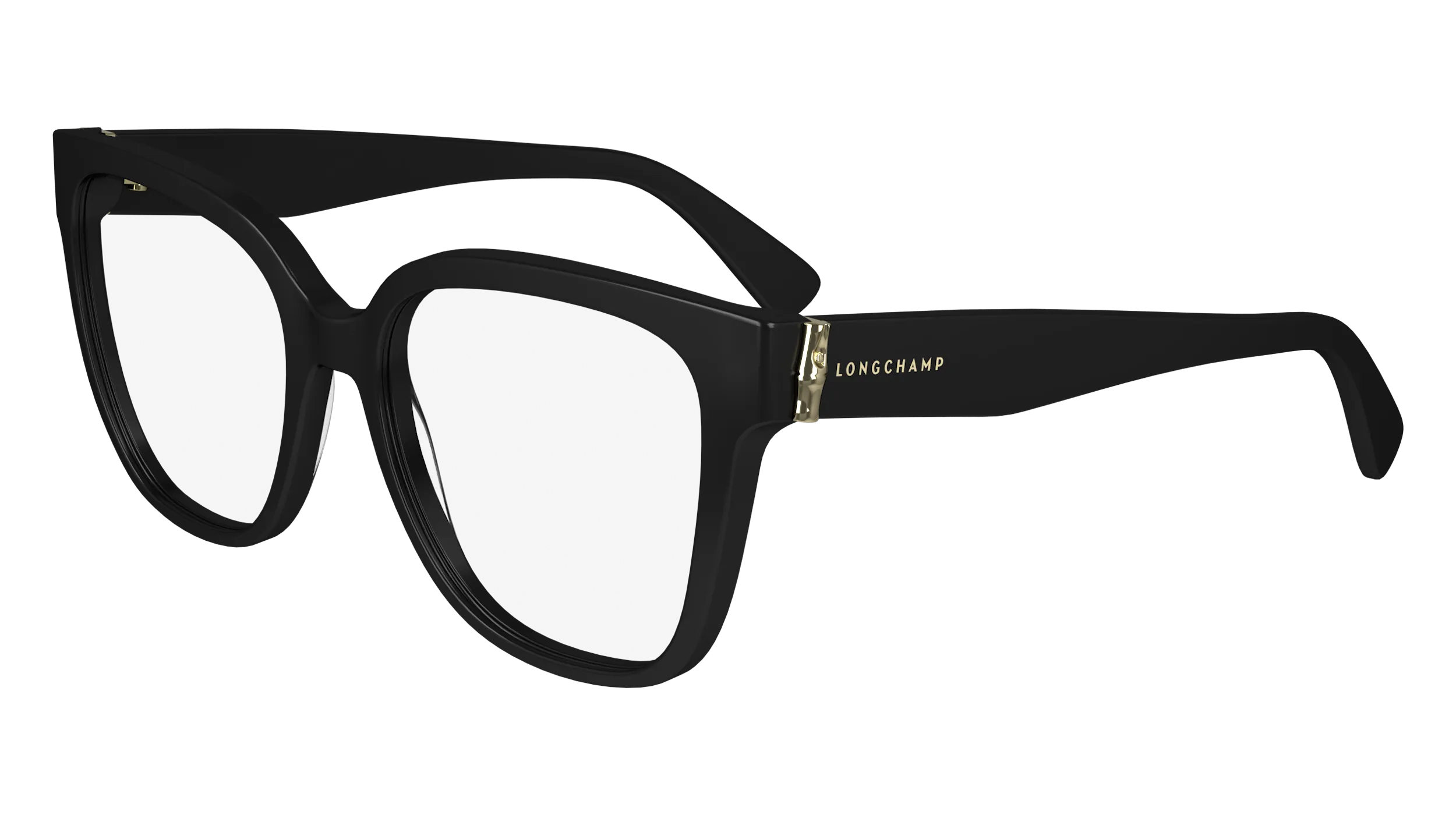 LONGCHAMP LO2745 001 Montature da vista Acetato Nero Squadrata Normale Normale - immagine 1