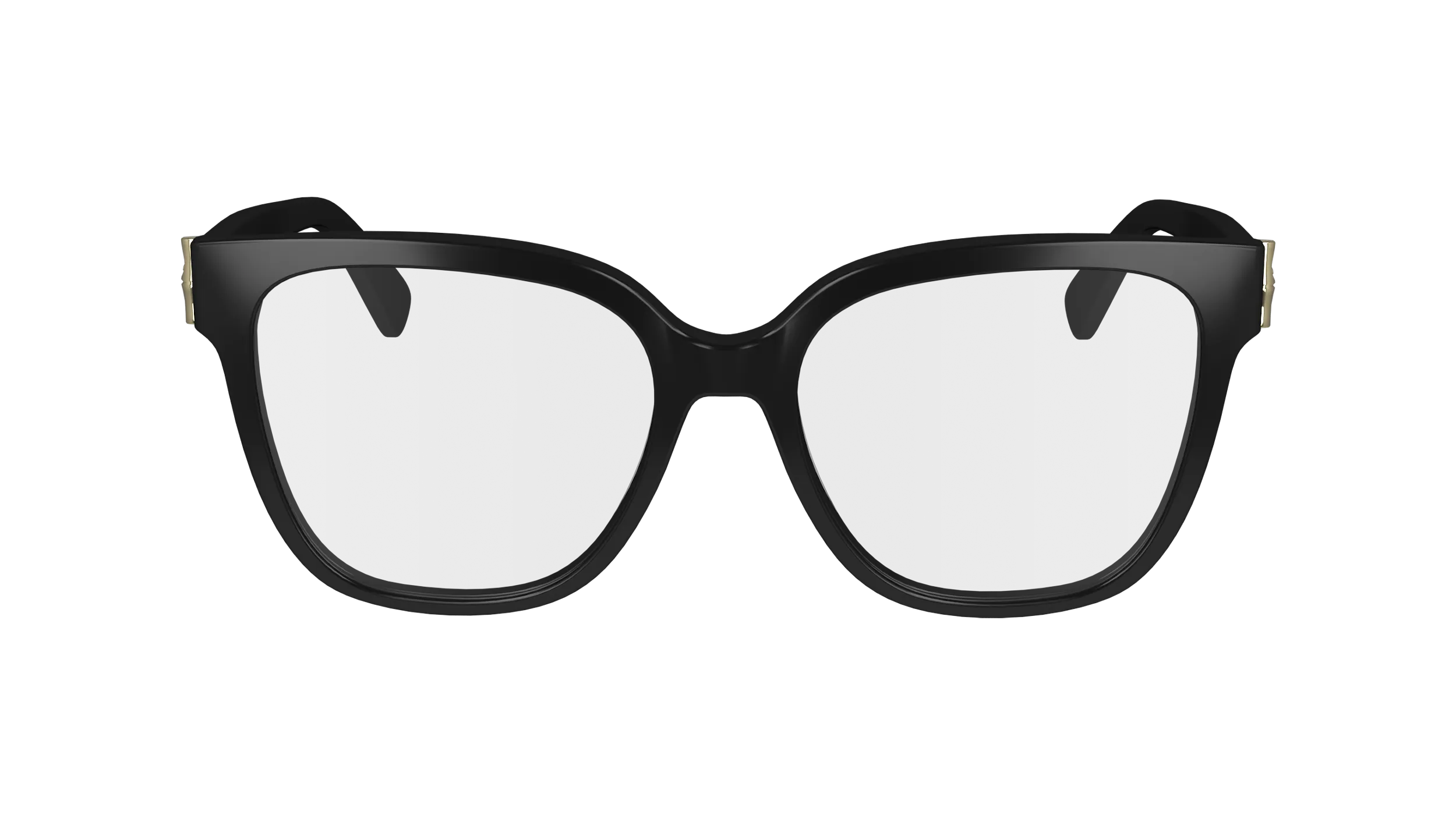 LONGCHAMP LO2745 001 Montature da vista Acetato Nero Squadrata Normale Normale - immagine 2