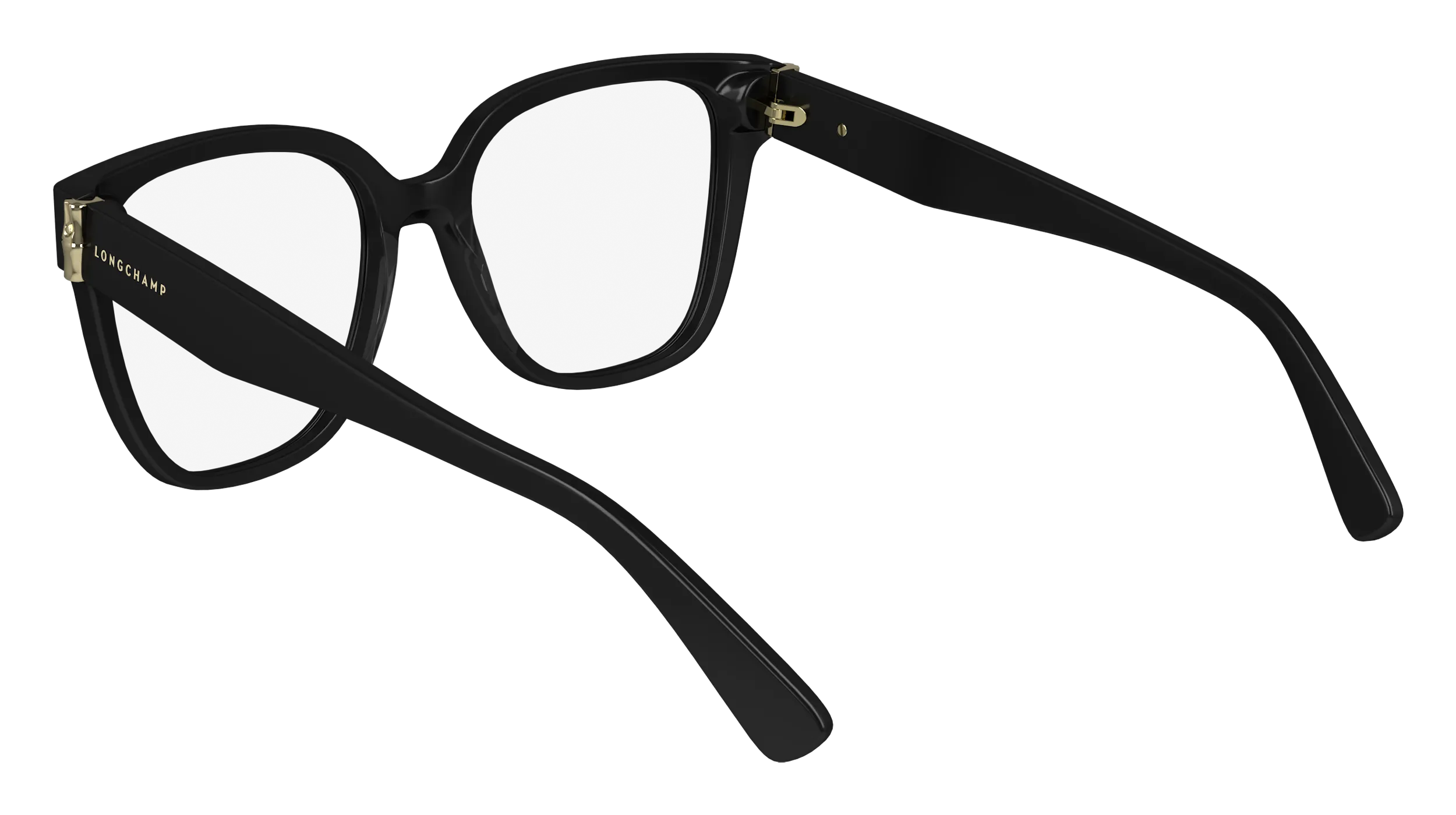 LONGCHAMP LO2745 001 Montature da vista Acetato Nero Squadrata Normale Normale - immagine 4