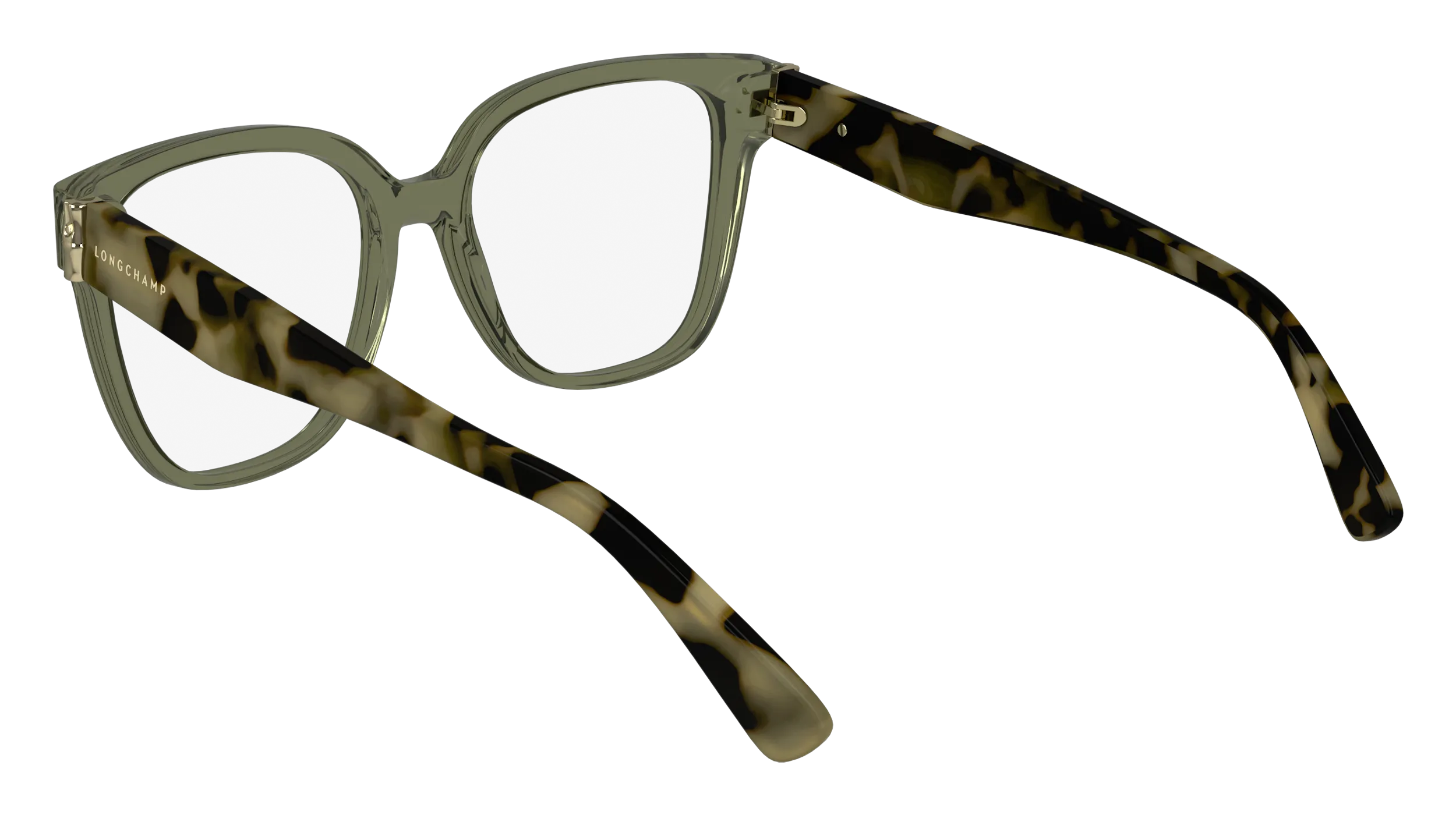 LONGCHAMP LO2745 311 Montature da vista Acetato Verde Squadrata Normale Normale - immagine 3