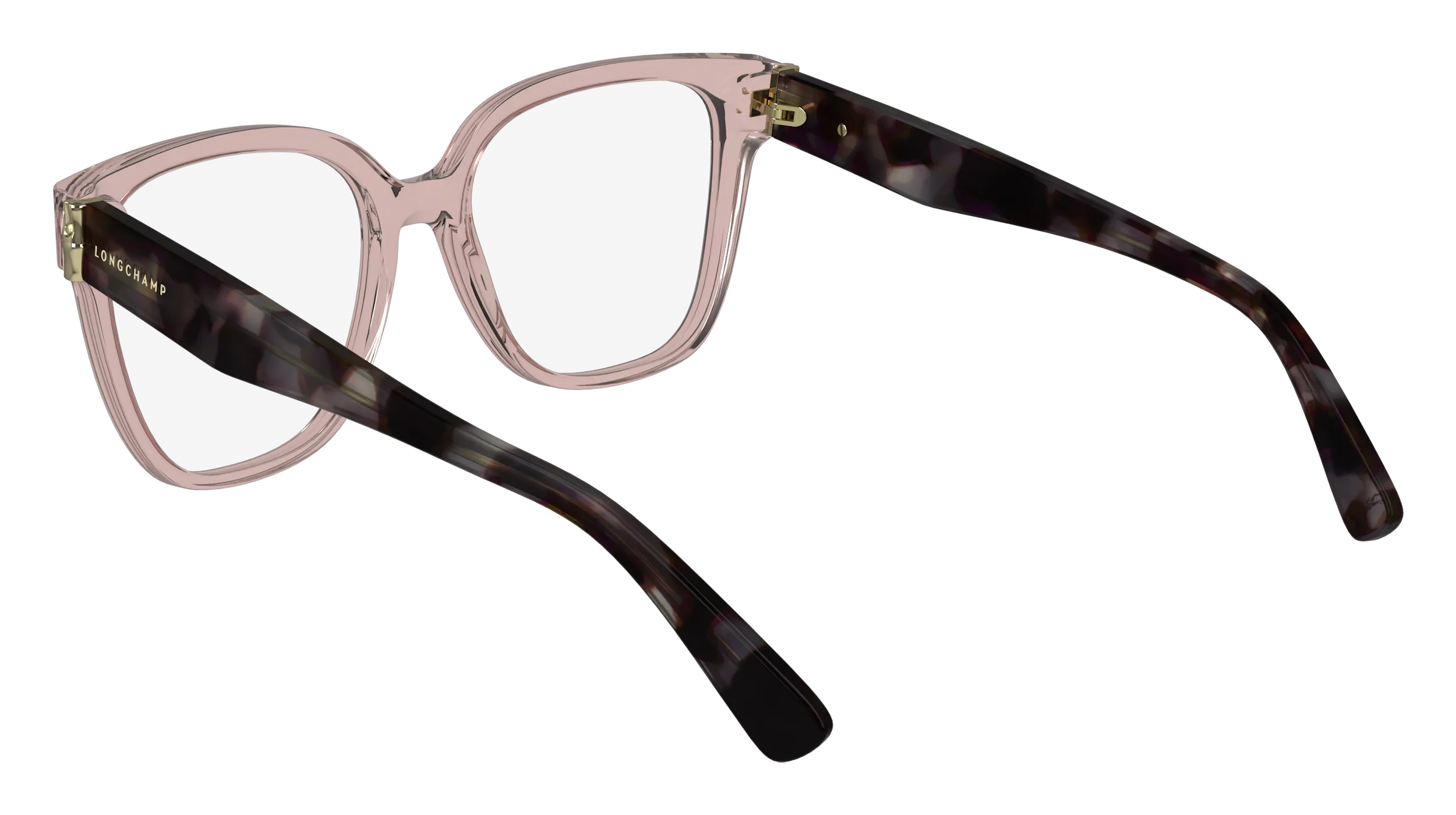 LONGCHAMP LO2745 690 Montature da vista Acetato Rosa Squadrata Normale Normale - immagine 3