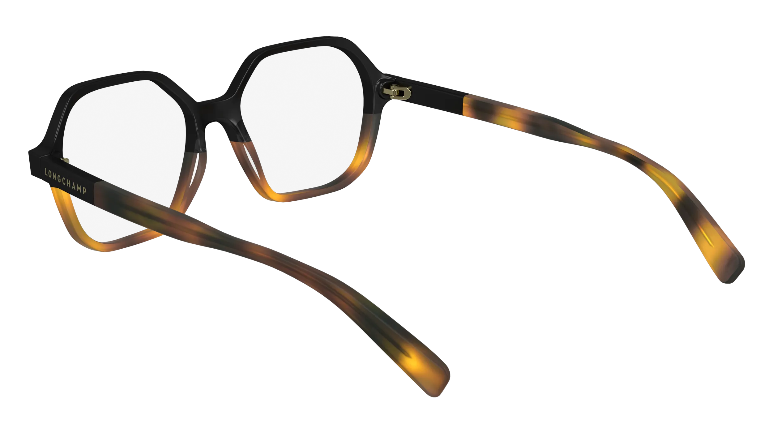 LONGCHAMP LO2740 011 Montature da vista Acetato Nero Squadrata Normale Normale - immagine 3
