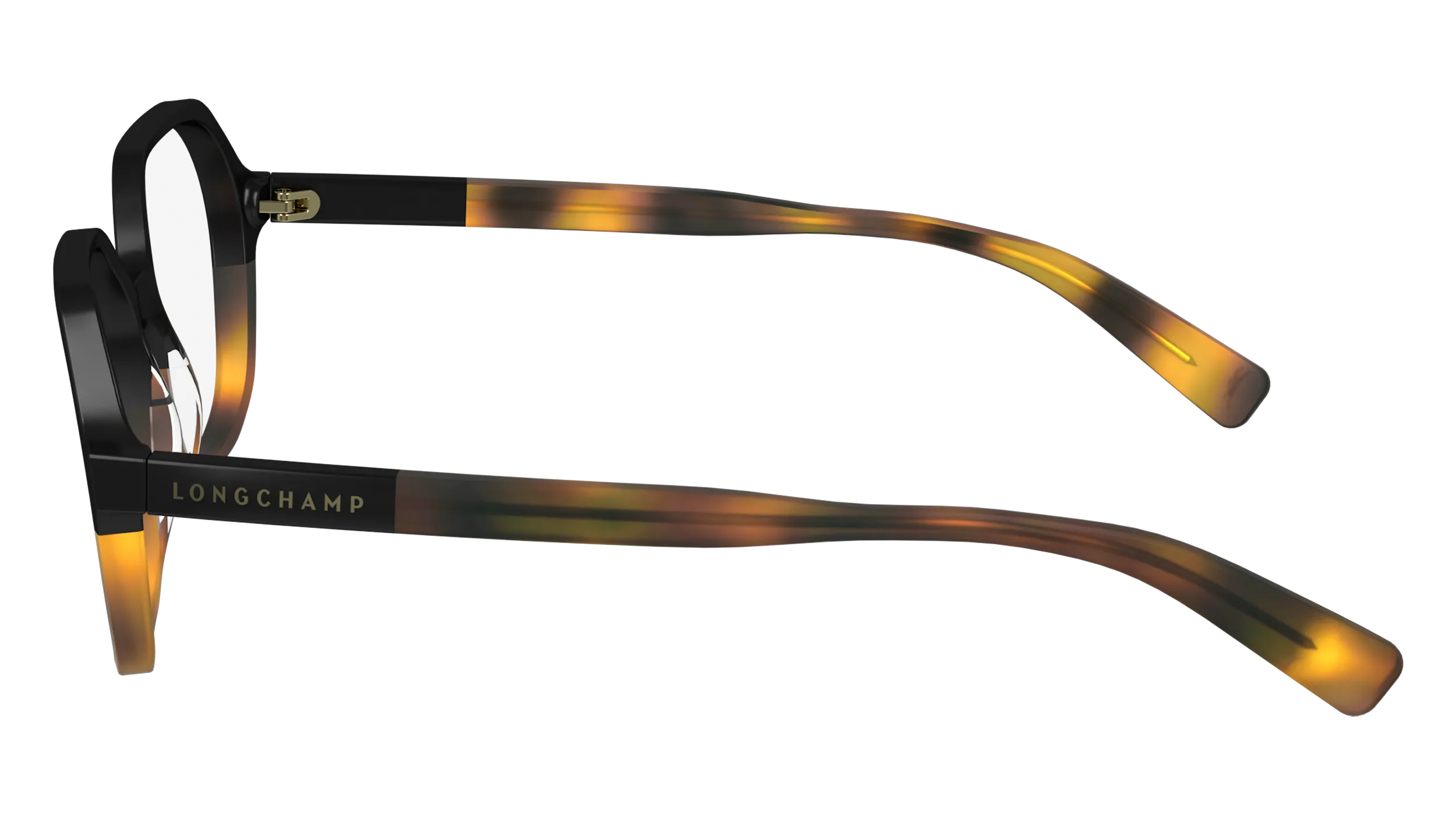 LONGCHAMP LO2740 011 Montature da vista Acetato Nero Squadrata Normale Normale - immagine 4