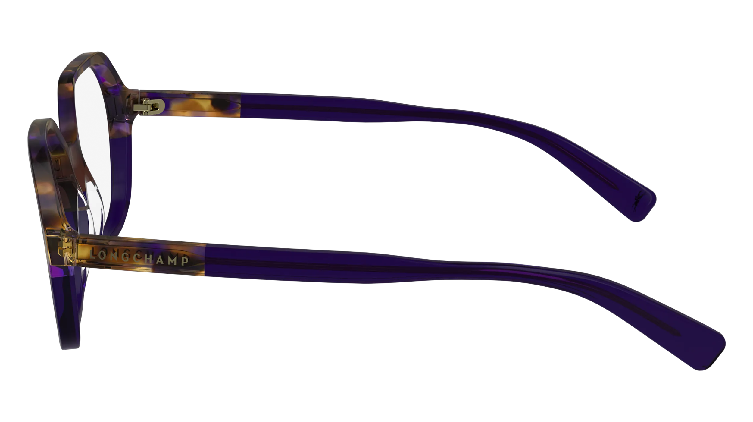 LONGCHAMP LO2740 505 Montature da vista Acetato Viola Squadrata Normale Normale - immagine 4