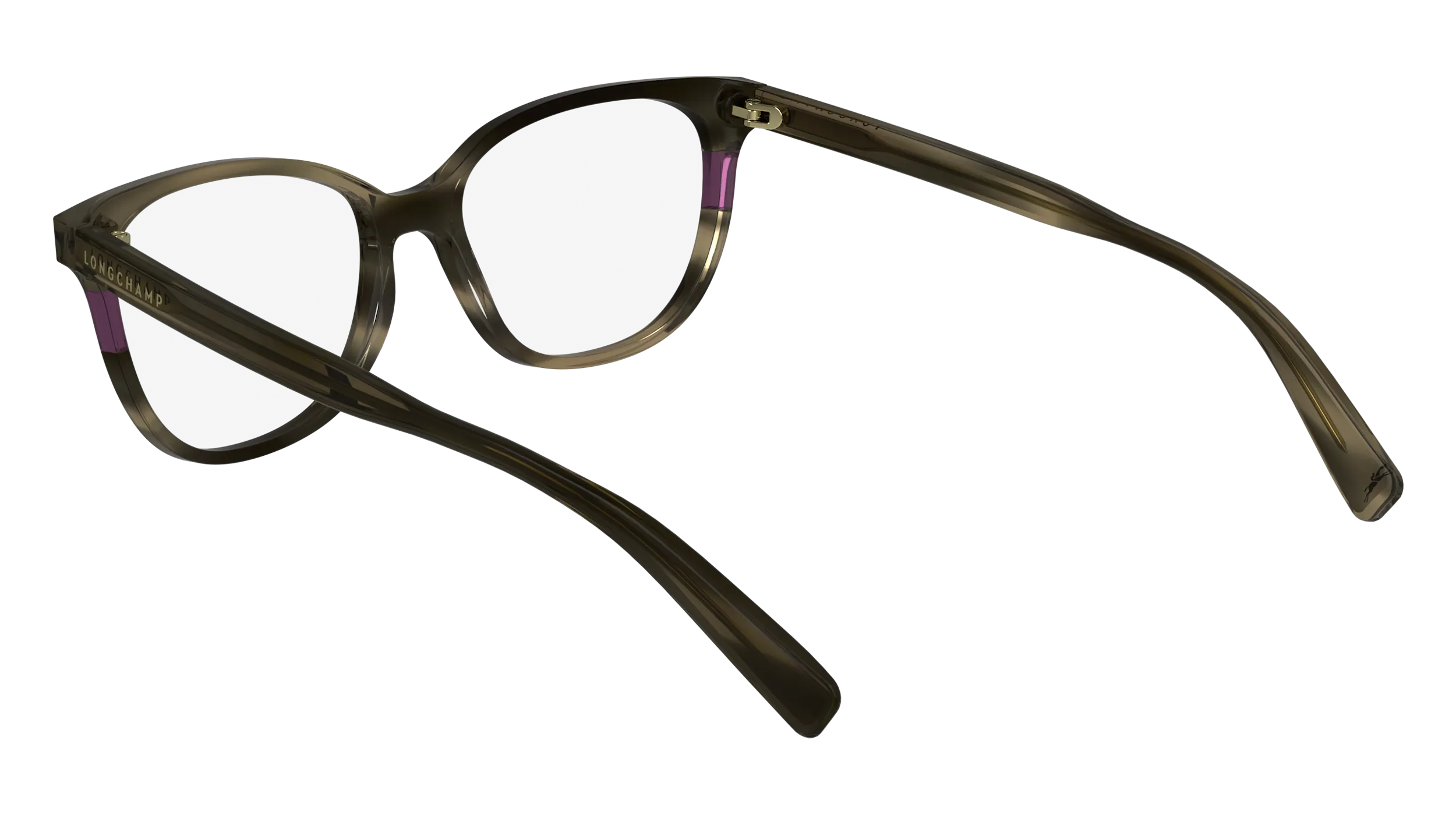 LONGCHAMP LO2739 211 Montature da vista Acetato Marrone Squadrata Normale Normale - immagine 3