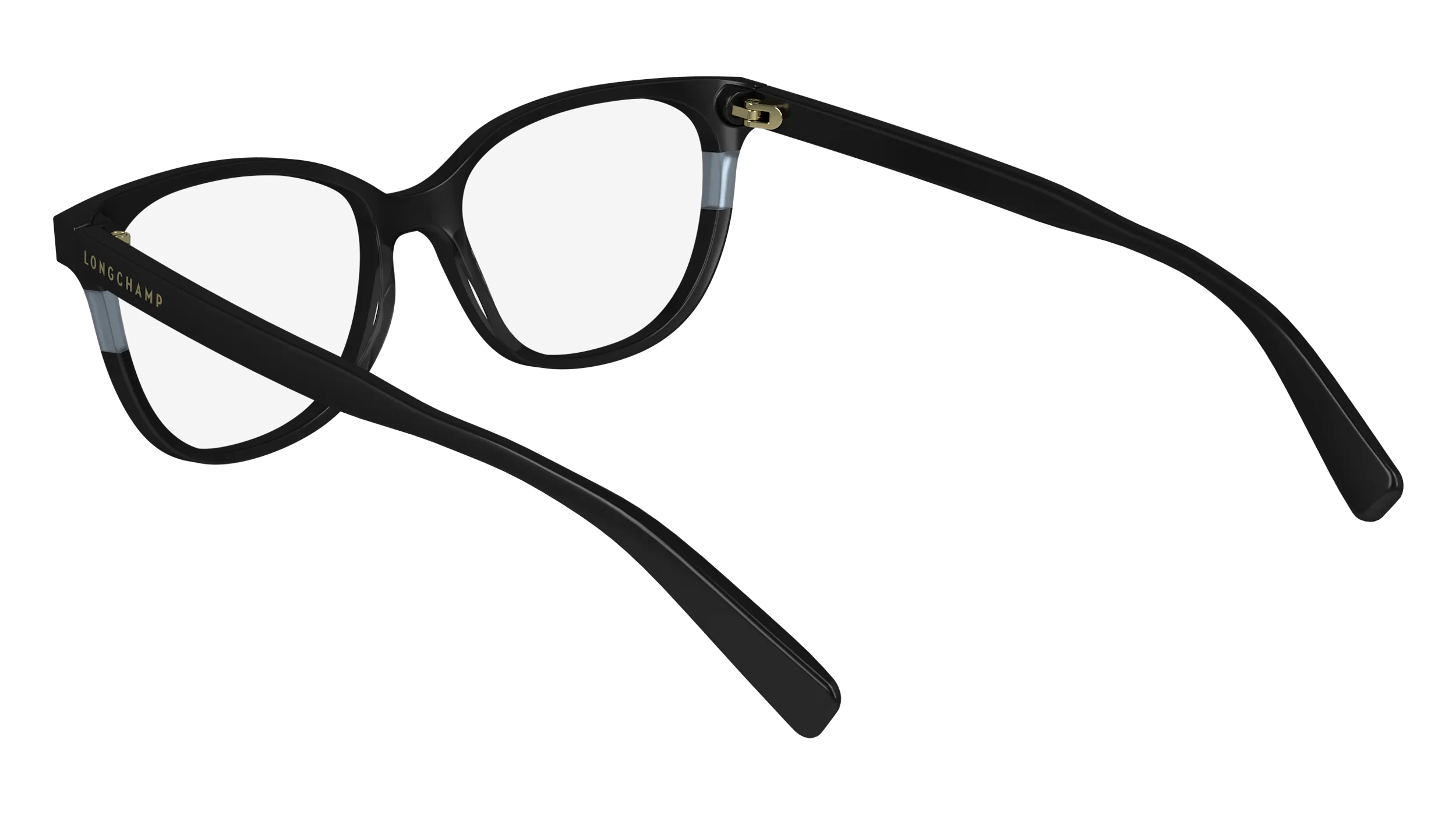 LONGCHAMP LO2739 001 Montature da vista Acetato Nero Squadrata Normale Normale - immagine 3
