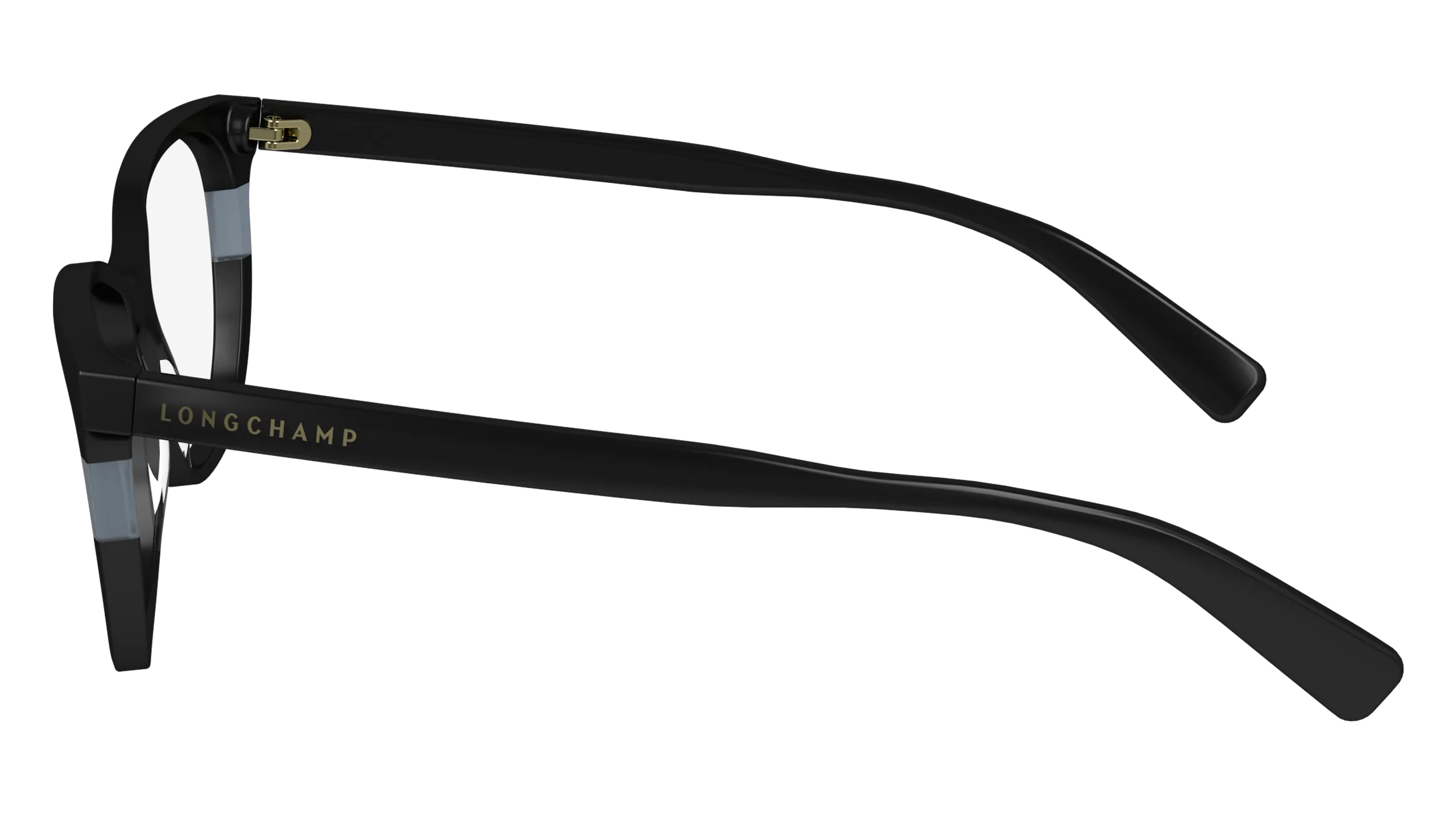 LONGCHAMP LO2739 001 Montature da vista Acetato Nero Squadrata Normale Normale - immagine 4