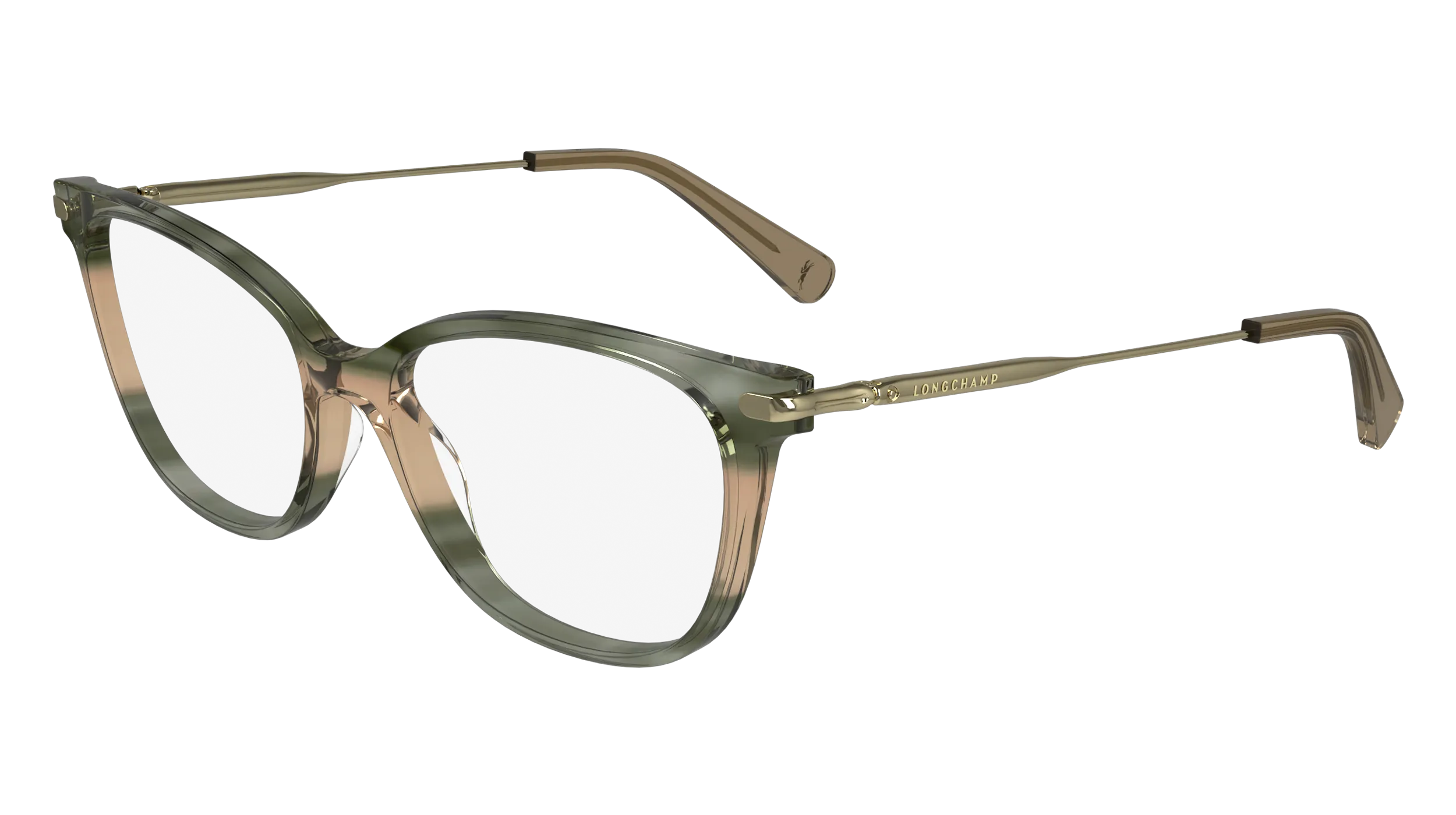 LONGCHAMP LO2735 308 Montature da vista Acetato Verde Cat Eye Normale Normale - immagine 1
