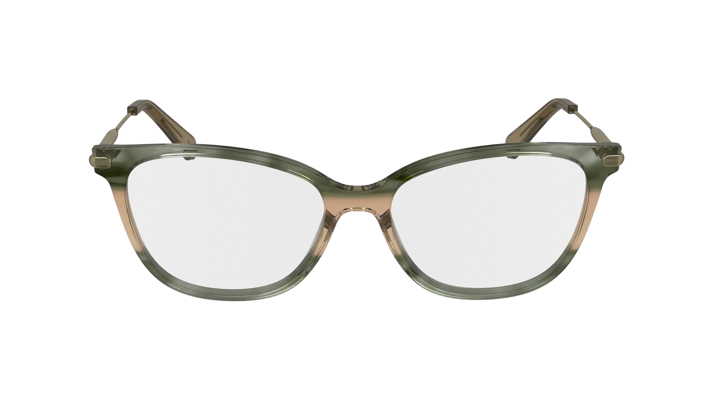 LONGCHAMP LO2735 308 Montature da vista Acetato Verde Cat Eye Normale Normale - immagine 2