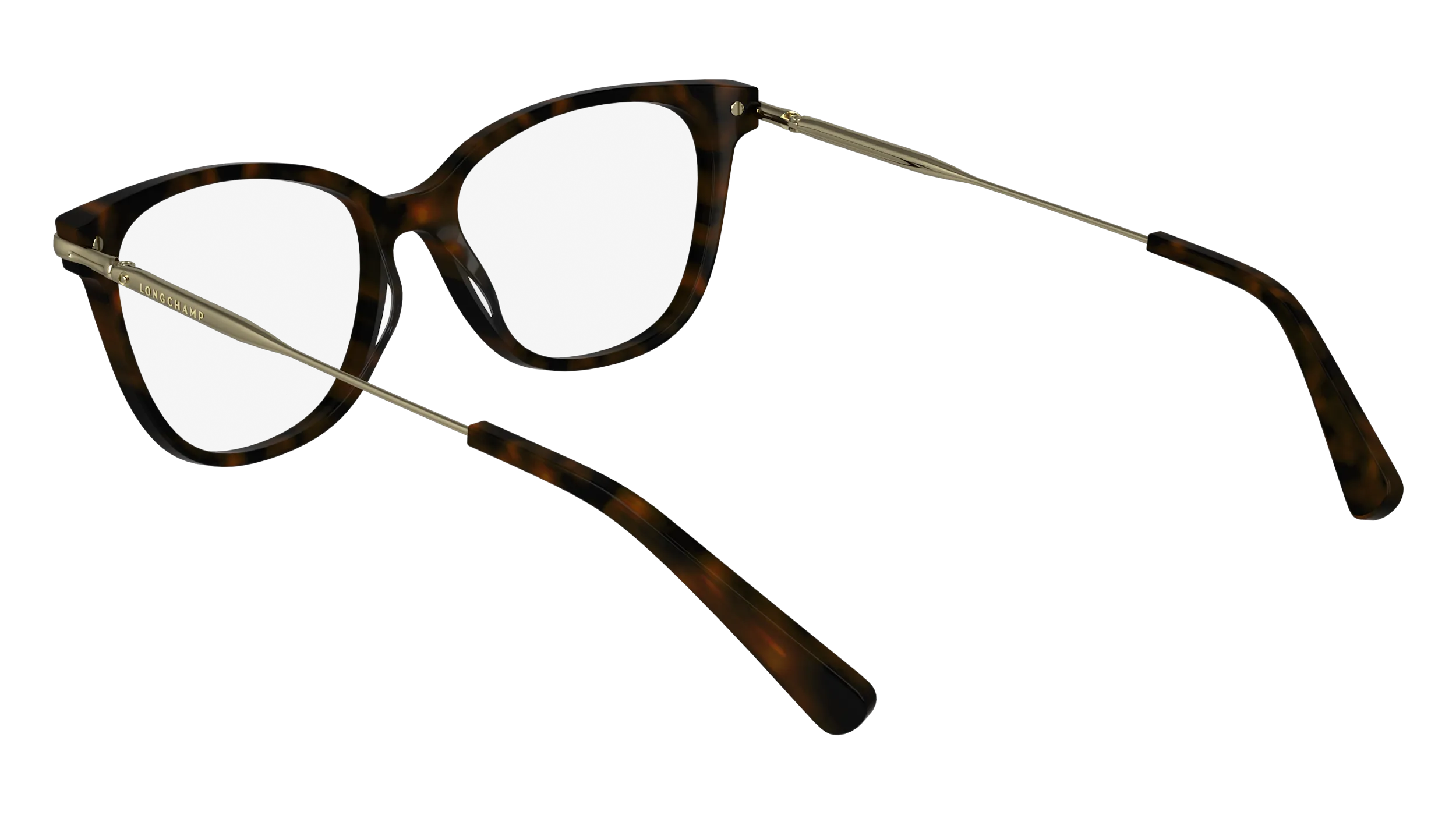LONGCHAMP LO2735 242 Montature da vista Acetato Havana Cat Eye Normale Normale - immagine 3