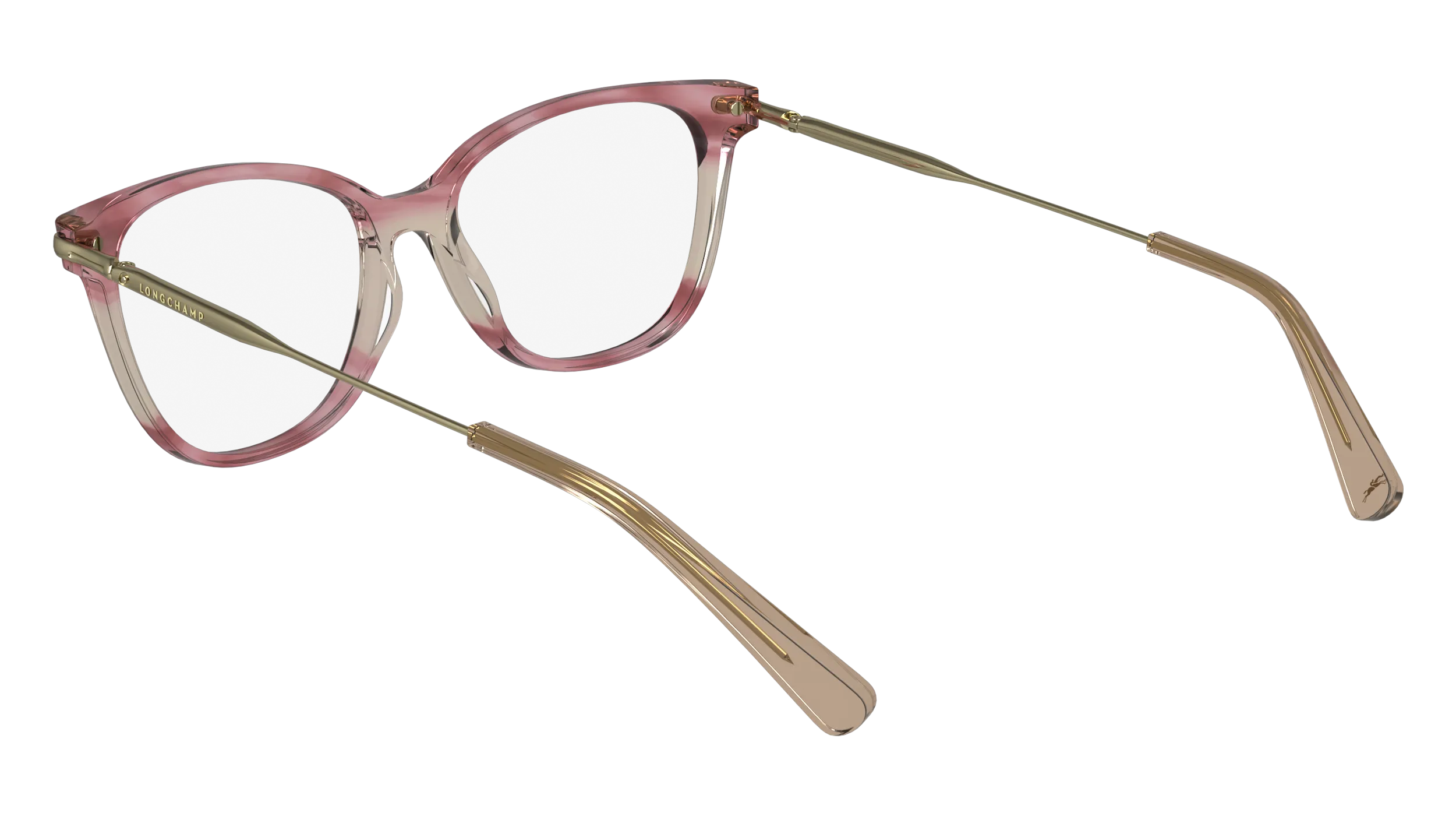 LONGCHAMP LO2735 616 Montature da vista Acetato Rosa Cat Eye Normale Normale - immagine 3