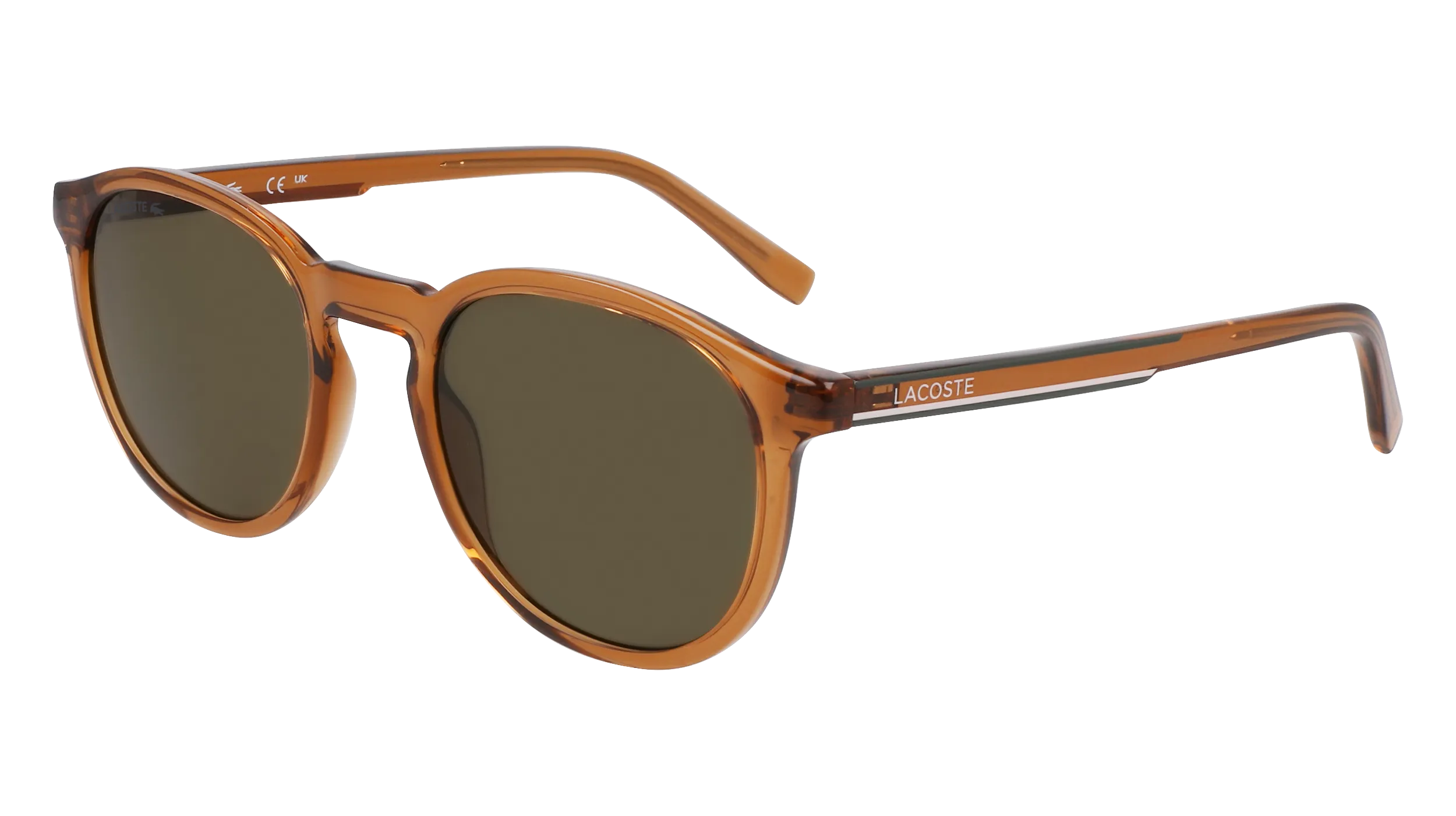 Lacoste L916S 210 Occhiali da sole Iniettato Marrone Marrone Rotonda Normale Fotocromatiche - immagine 1