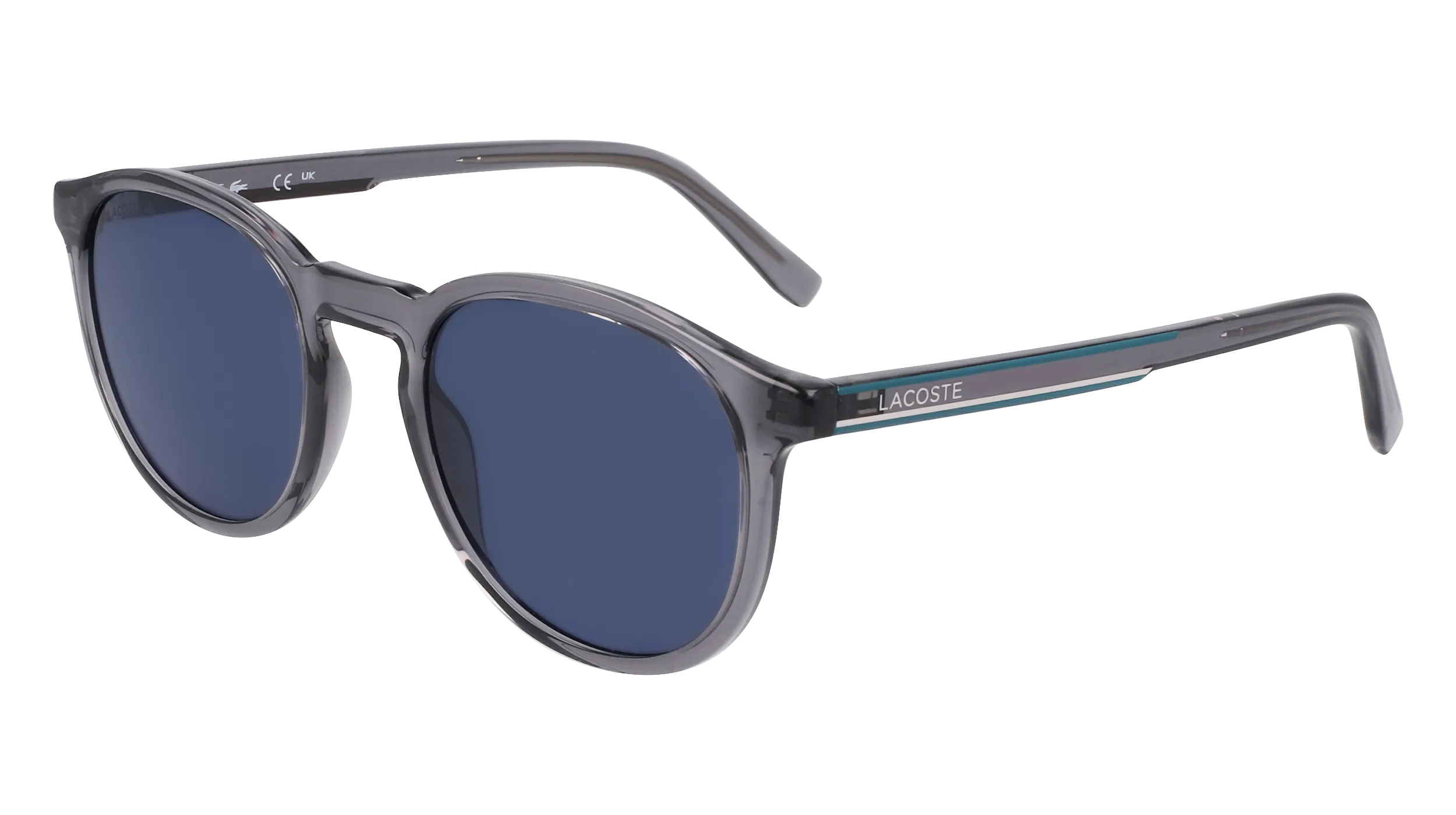 Lacoste L916S 038 Occhiali da sole Iniettato Grigio Blu Rotonda Normale Fotocromatiche - immagine 1