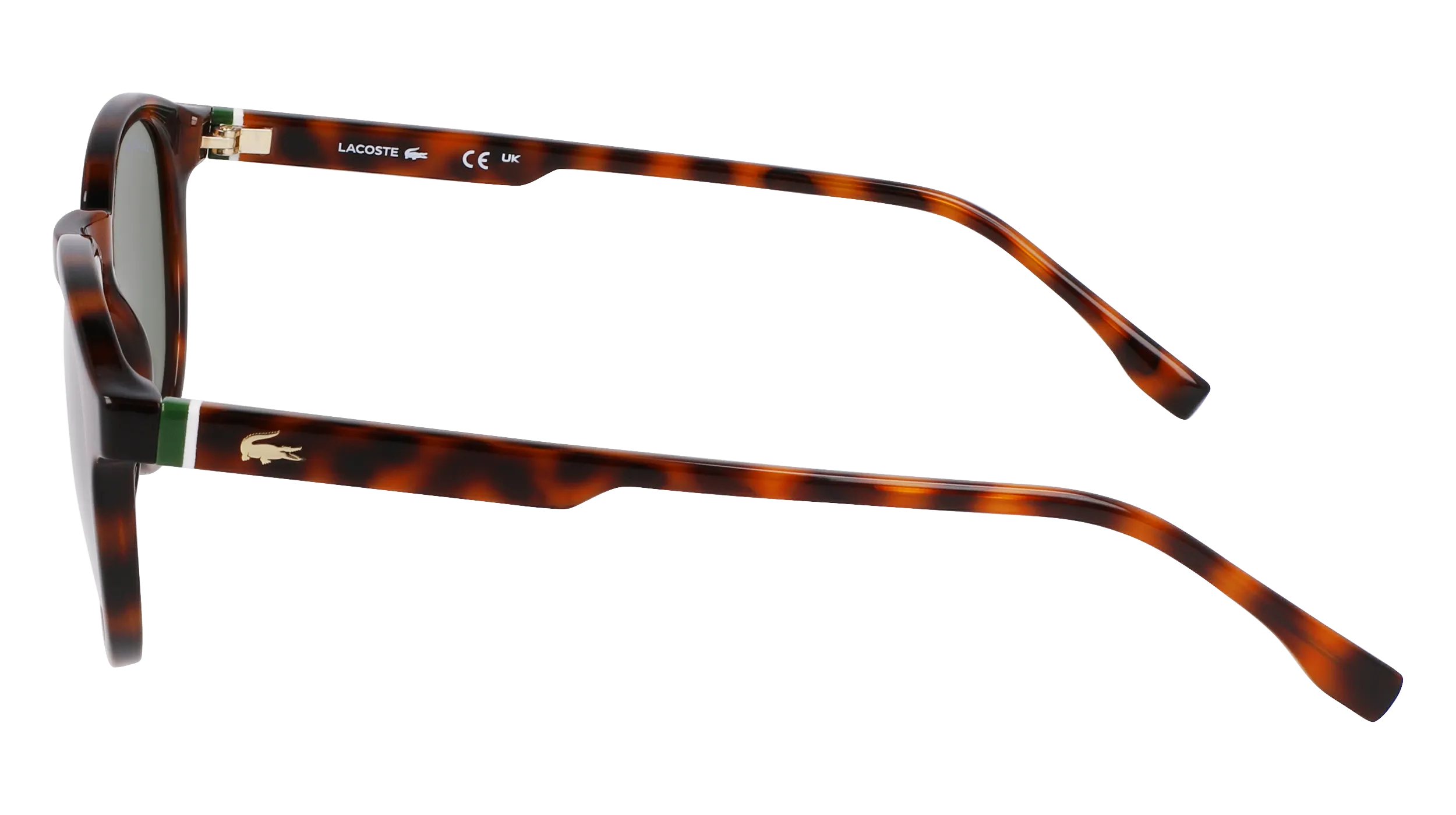 Lacoste L6030S 214 Occhiali da sole Bio-iniettato Havana Rotonda Normale Normale - immagine 4