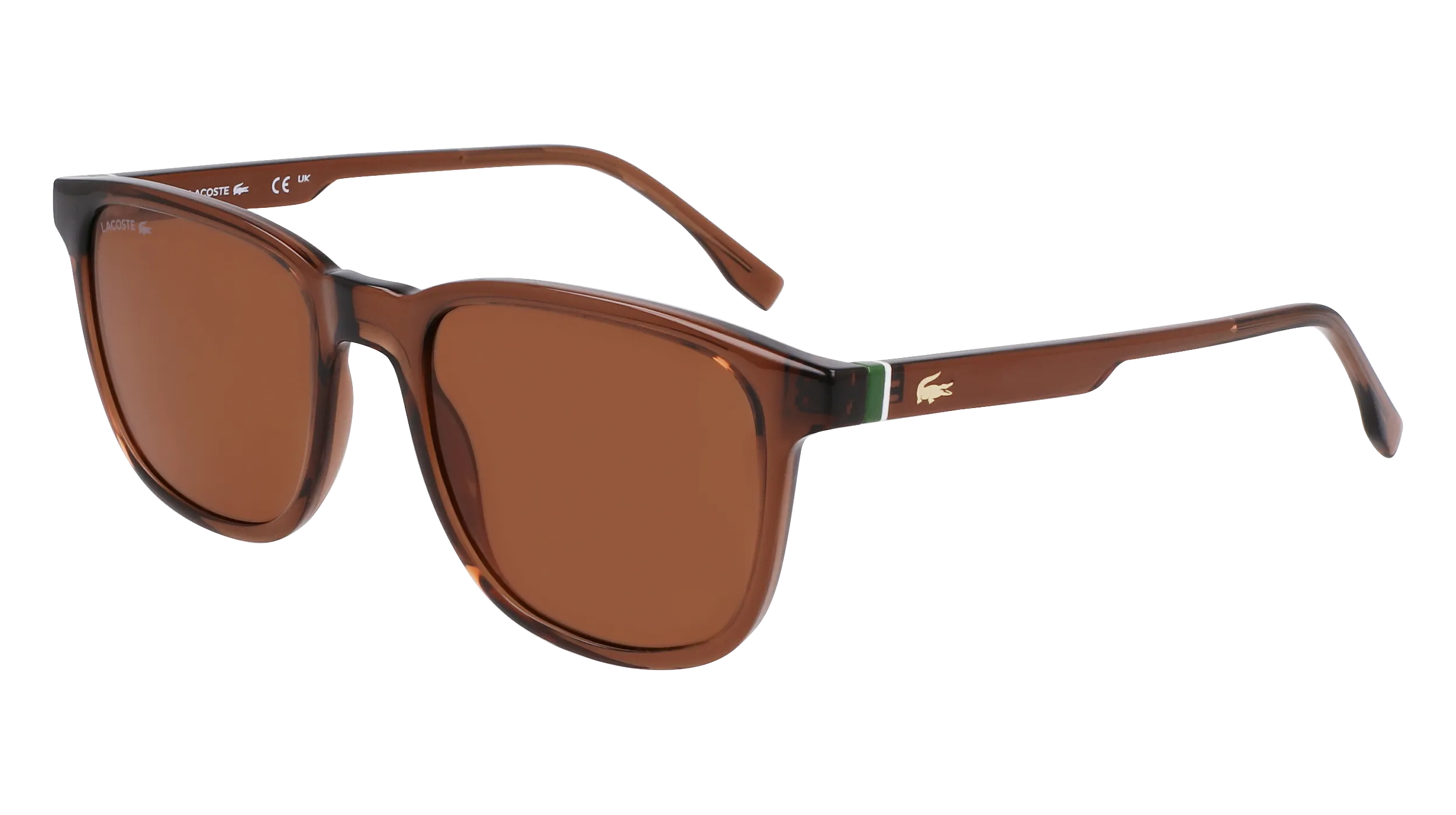 Lacoste L6029S 210 Occhiali da sole Bio-iniettato Marrone Marrone Squadrata Normale - immagine 1