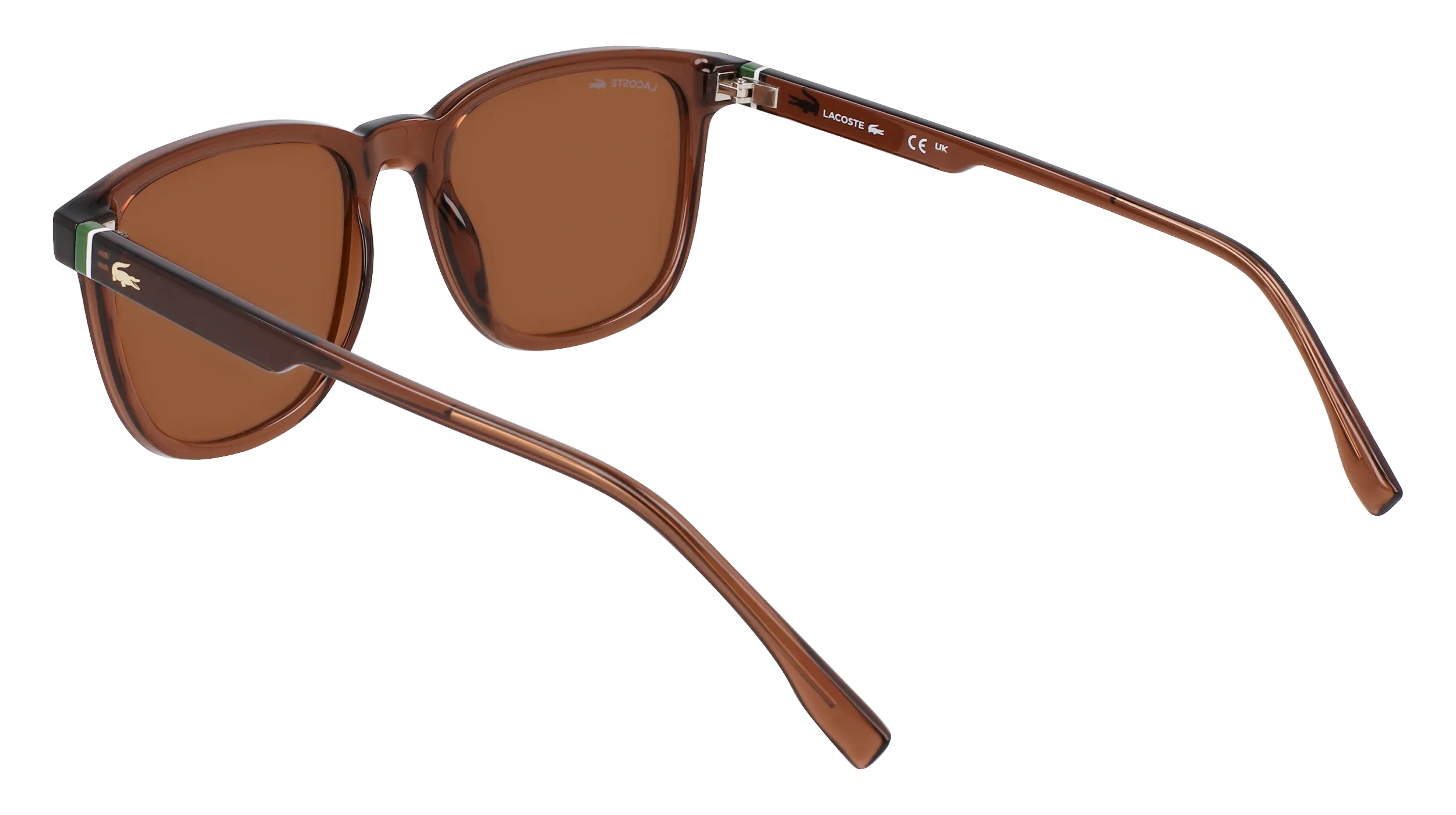 Lacoste L6029S 210 Occhiali da sole Bio-iniettato Marrone Marrone Squadrata Normale - immagine 3