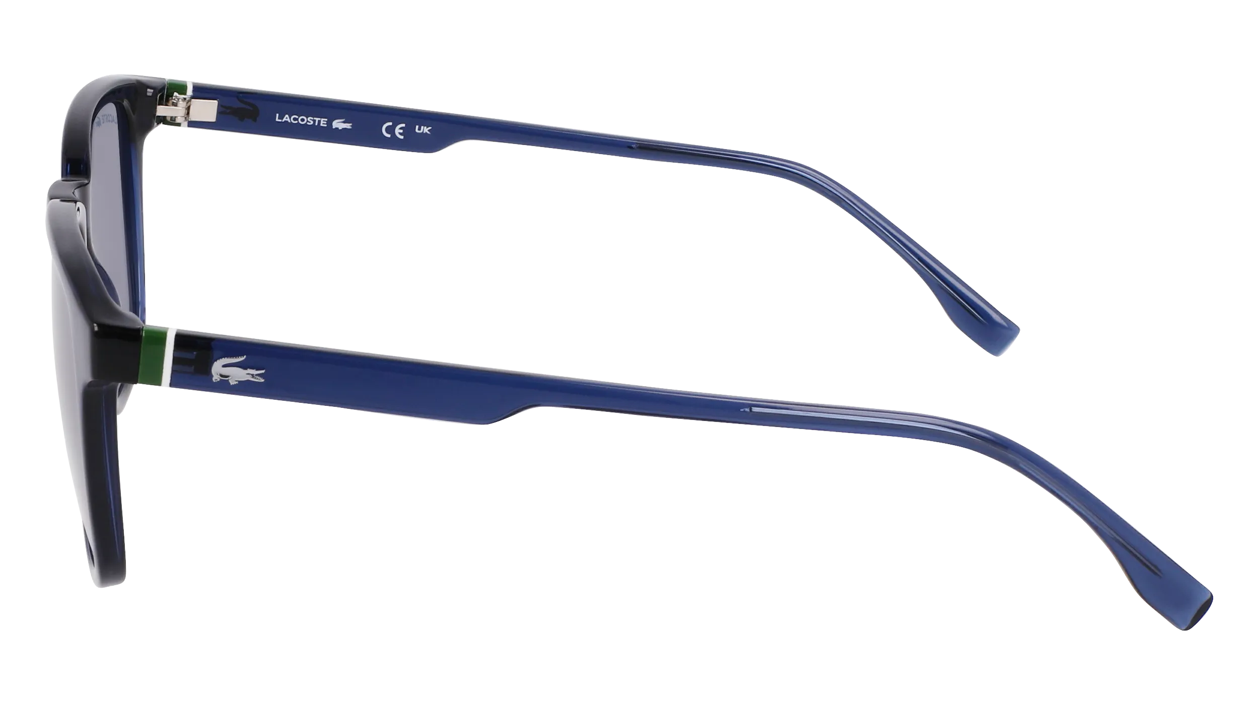 Lacoste L6029S 410 Occhiali da sole Bio-iniettato Blu Blu Squadrata Normale - immagine 4