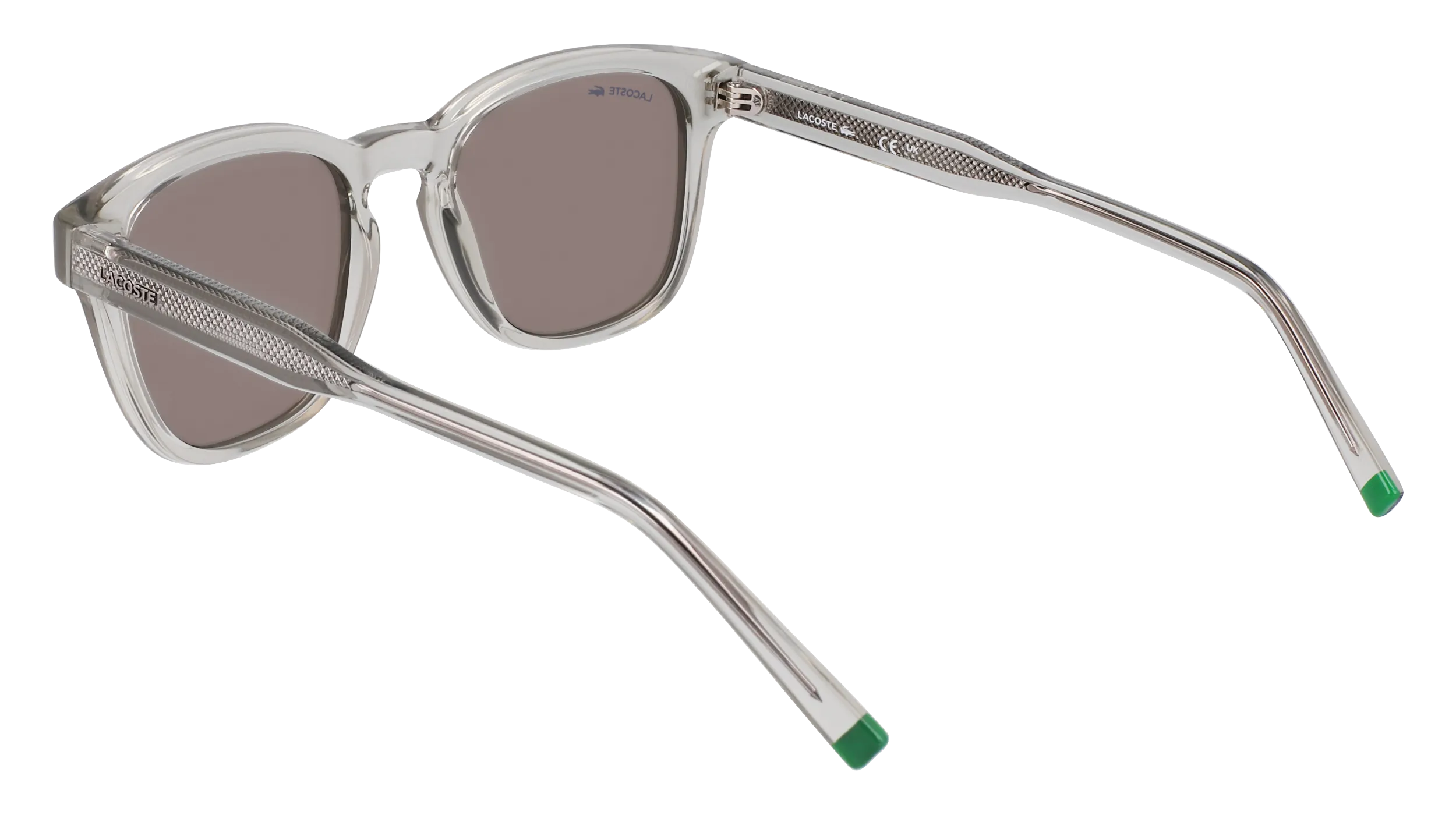 Lacoste L6026S 038 Occhiali da sole Bio-iniettato Grigio Squadrata Normale Normale - immagine 3
