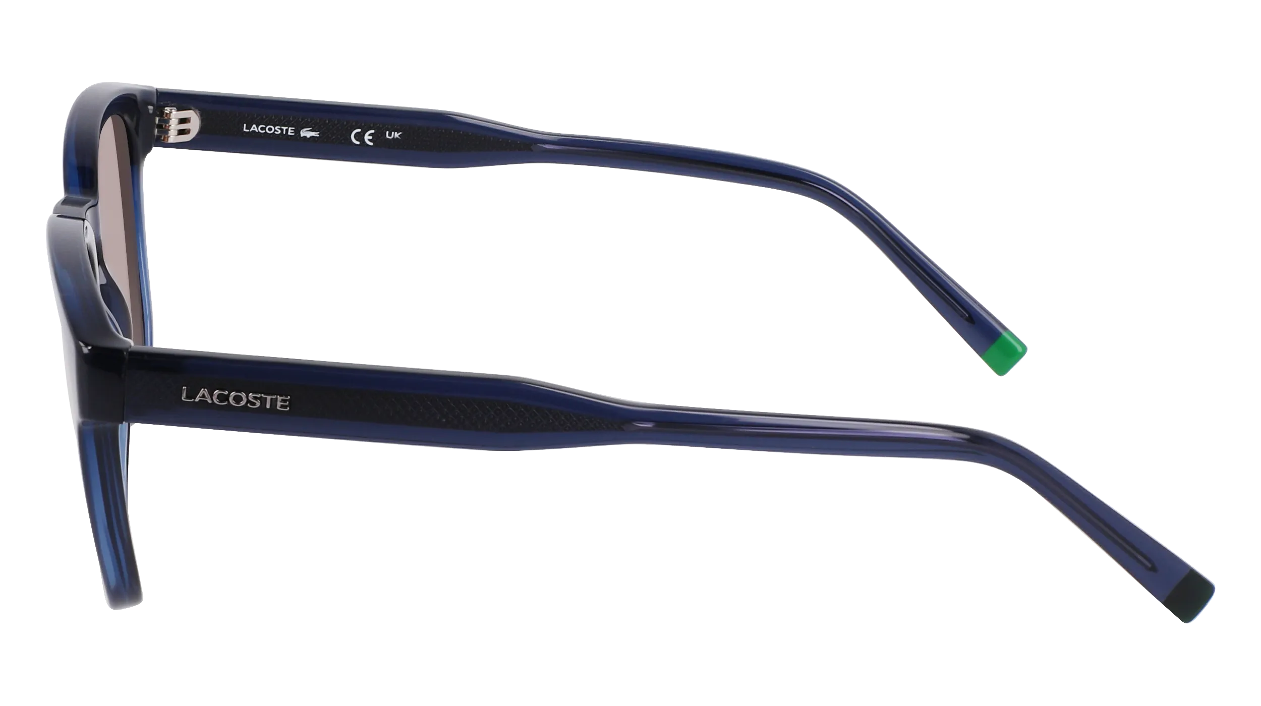 Lacoste L6026S 410 Occhiali da sole Bio-iniettato Blu Squadrata Normale Normale - immagine 4