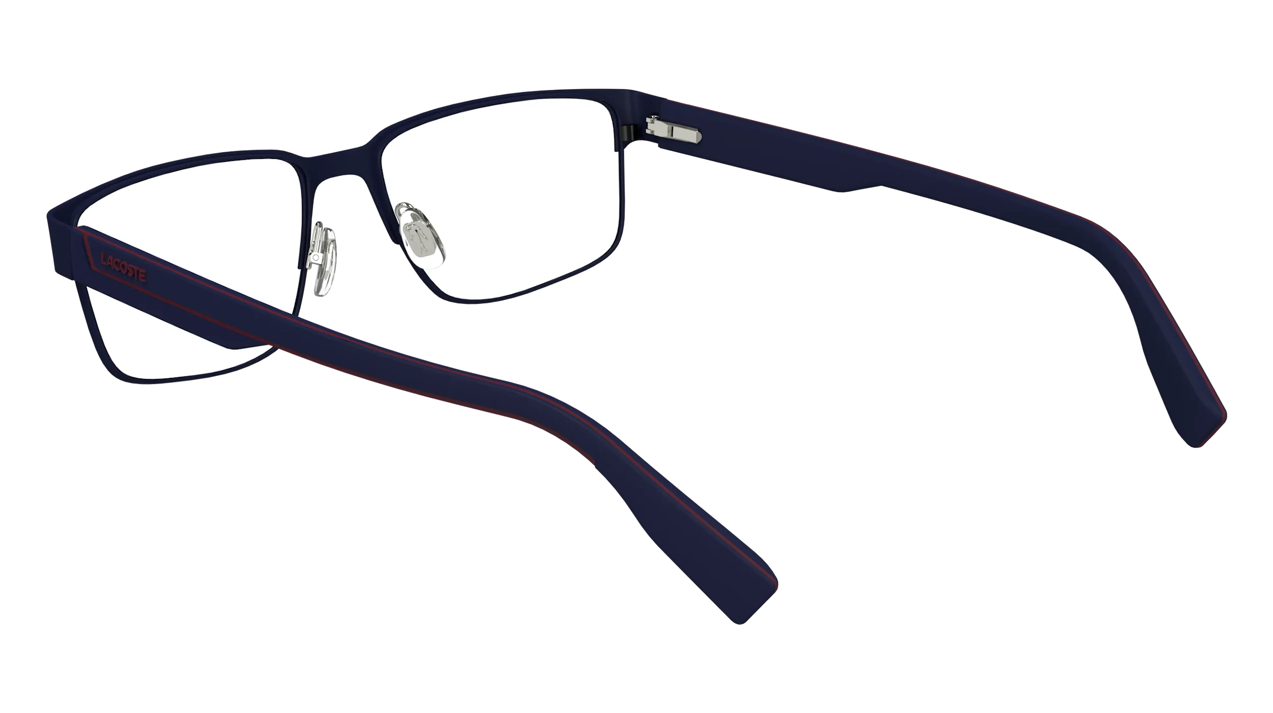 Lacoste L2298 424 Montature da vista Metallo Blu Squadrata Normale Normale - immagine 3