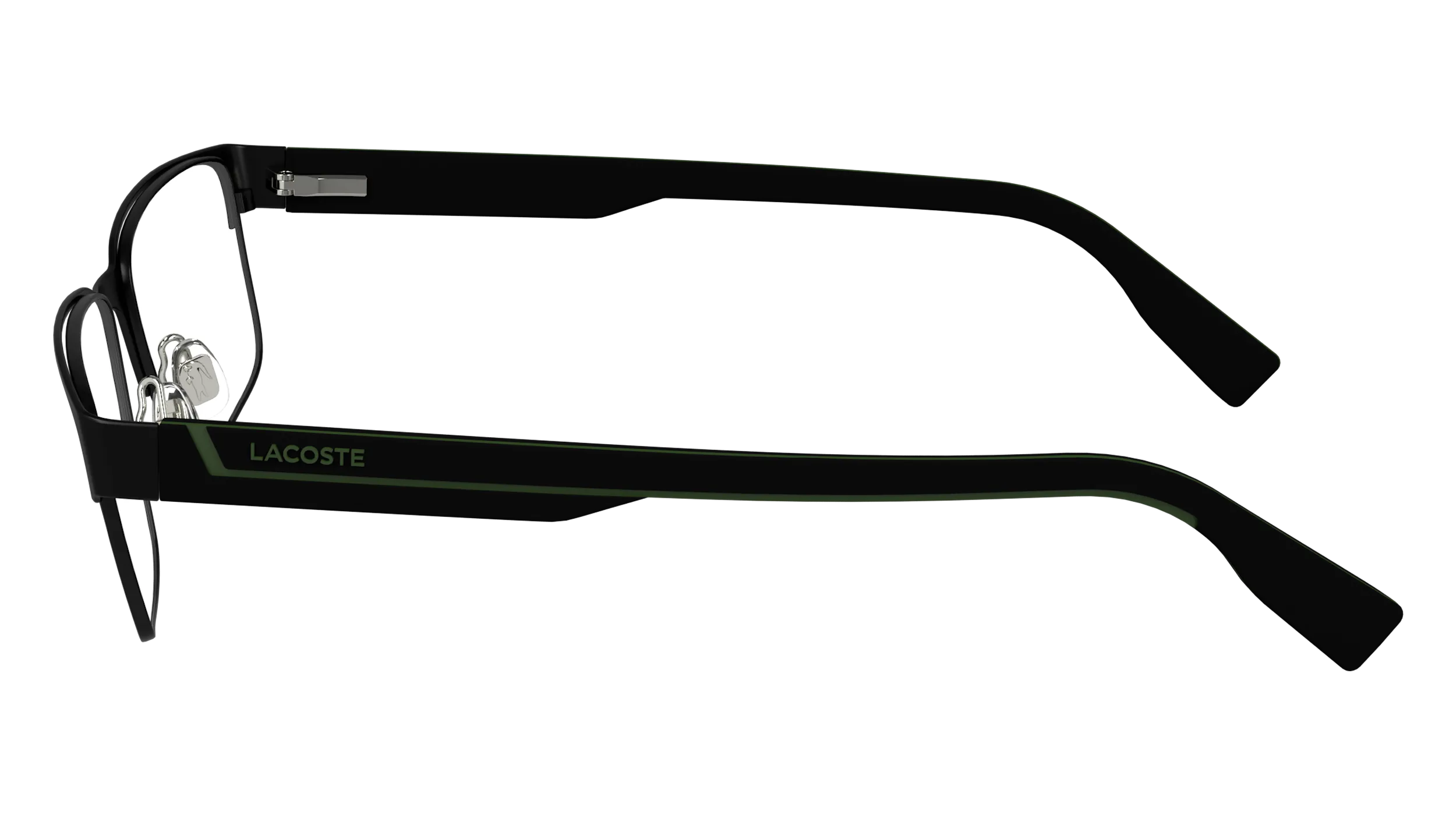 Lacoste L2298 002 Montature da vista Metallo Nero Squadrata Normale Normale - immagine 3