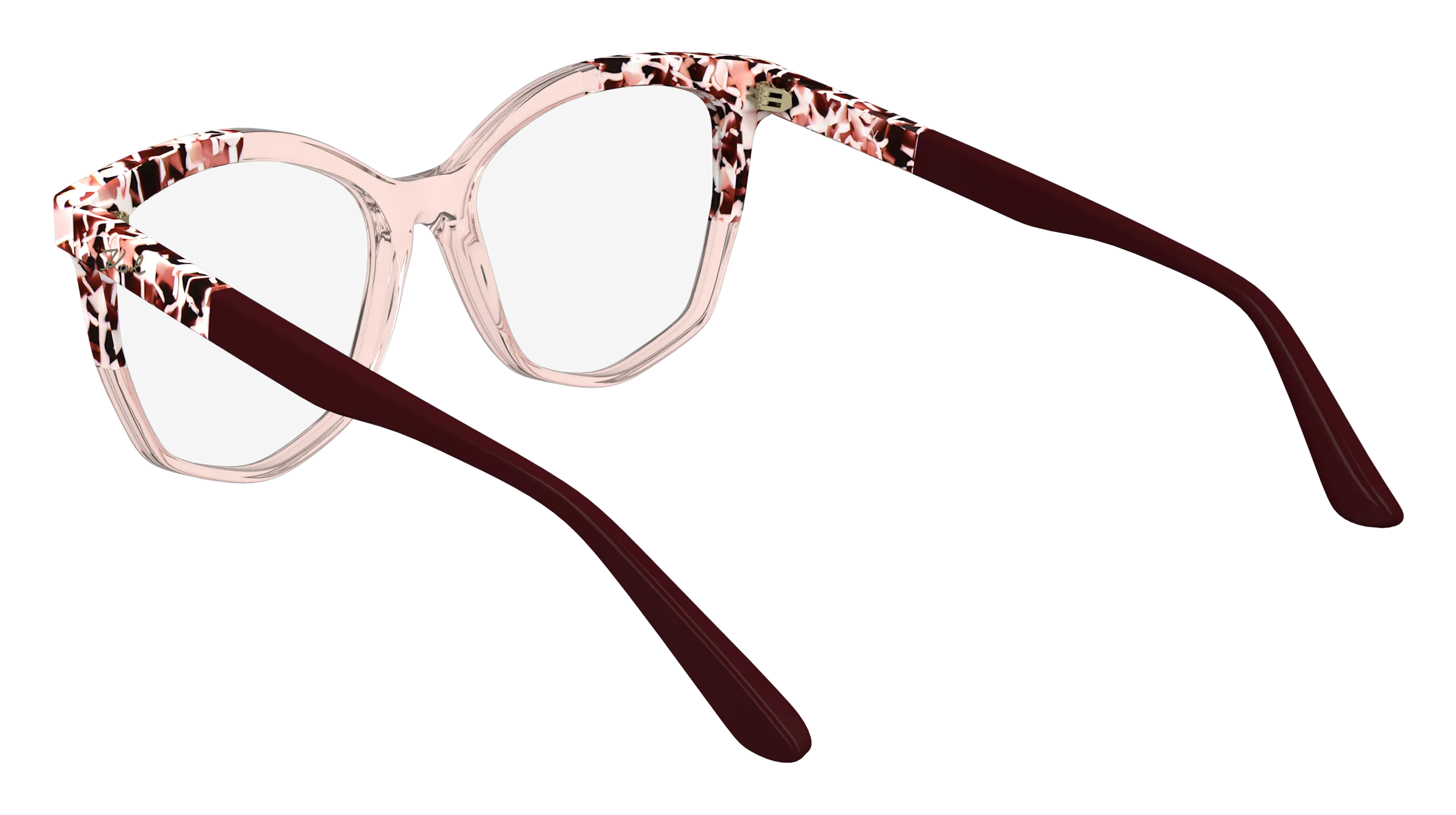 Karl Lagerfeld KL6154 618 Montature da vista Acetato Rosa Squadrata Normale Normale - immagine 3