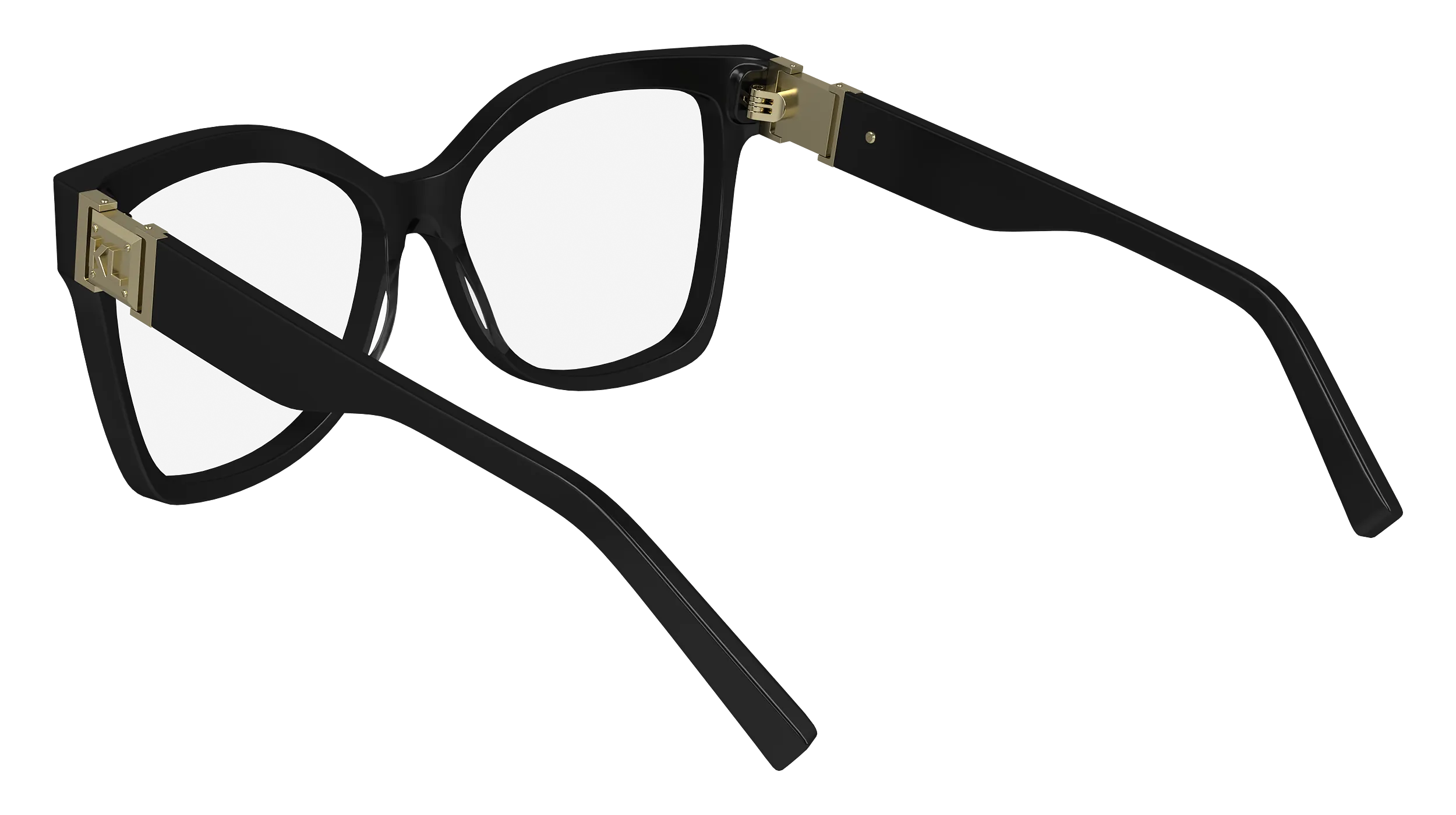 Karl Lagerfeld KL6149 001 Montature da vista Acetato Nero Squadrata Normale Normale - immagine 3