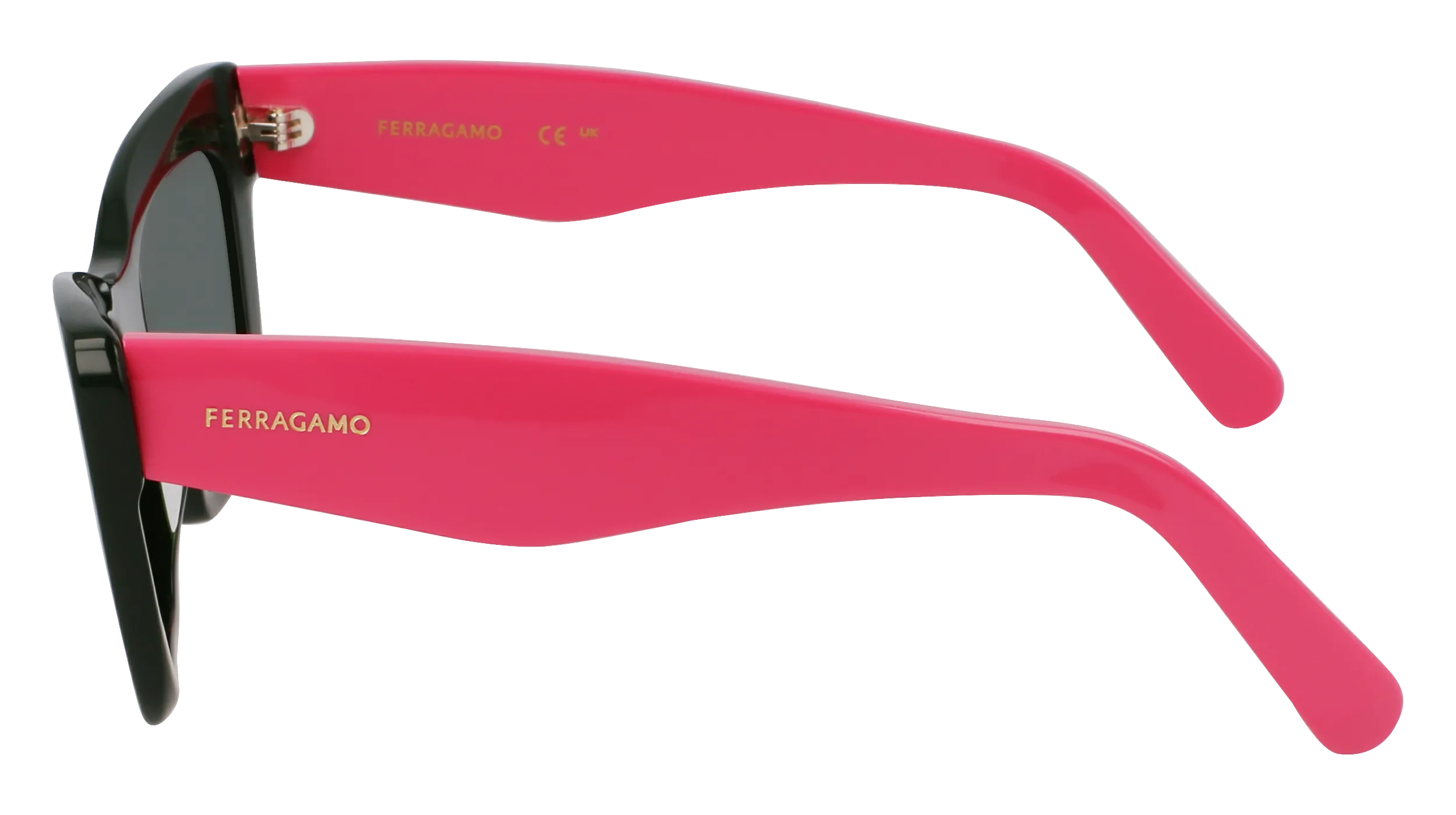 Ferragamo SF929SN 304 Occhiali da sole Acetato Verde Farfalla Normale Normale - immagine 4