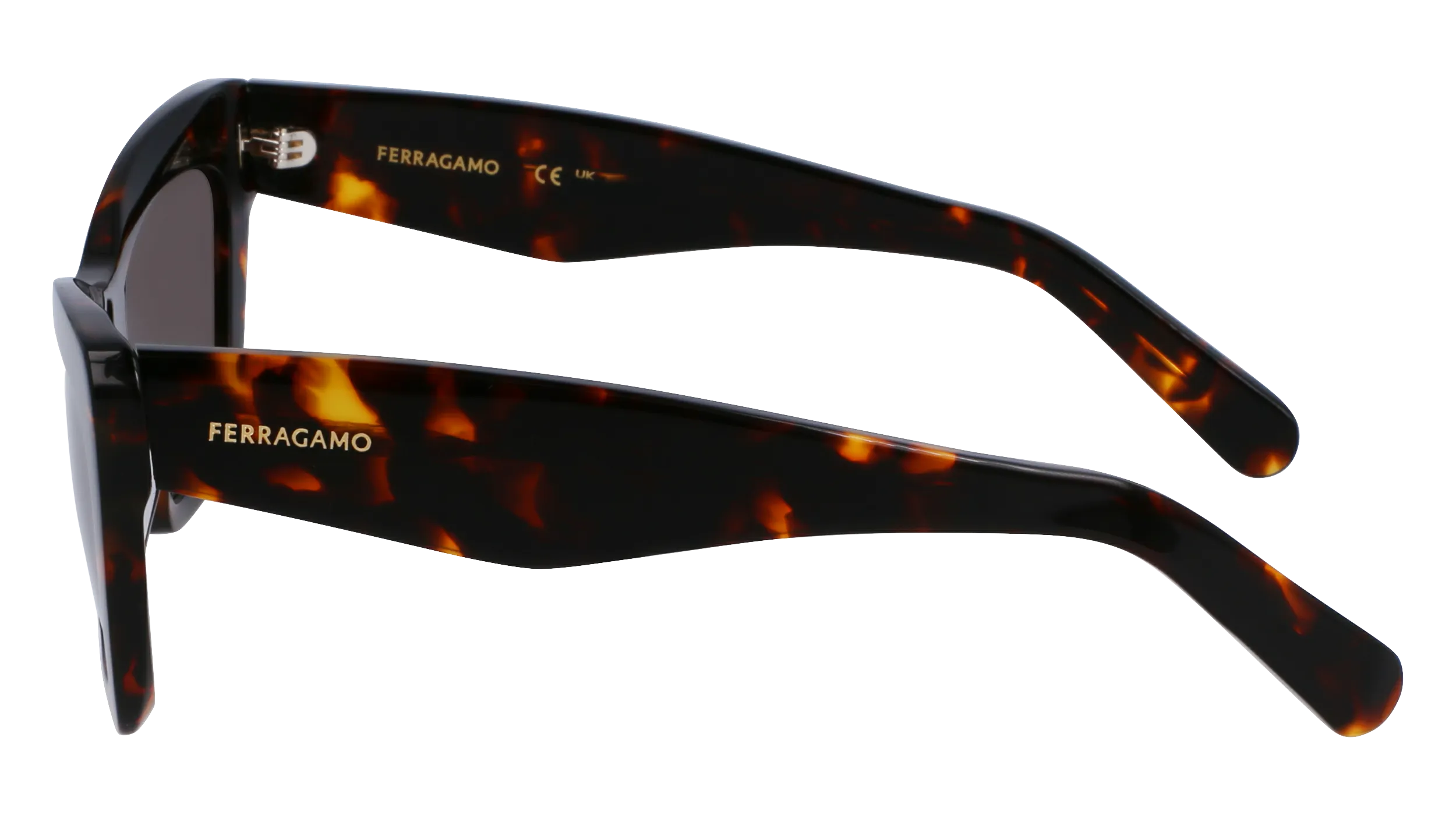 Ferragamo SF929SN 242 Occhiali da sole Acetato Havana Farfalla Normale Normale - immagine 4