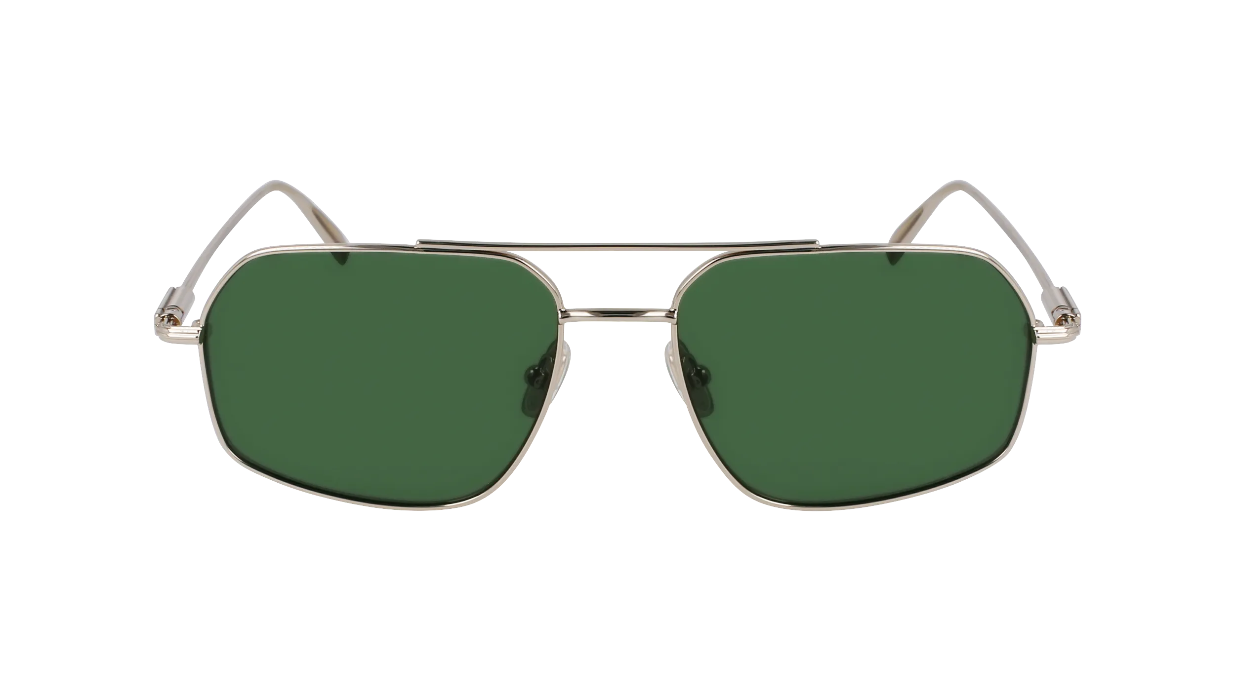 Ferragamo SF313S 746 Occhiali da sole Metallo Oro Squadrata Normale Normale - immagine 2