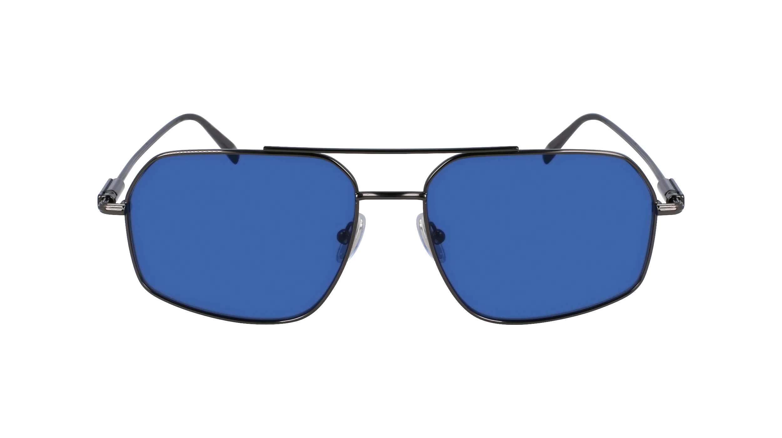 Ferragamo SF313S 016 Occhiali da sole Metallo Grigio Squadrata Normale Normale - immagine 2