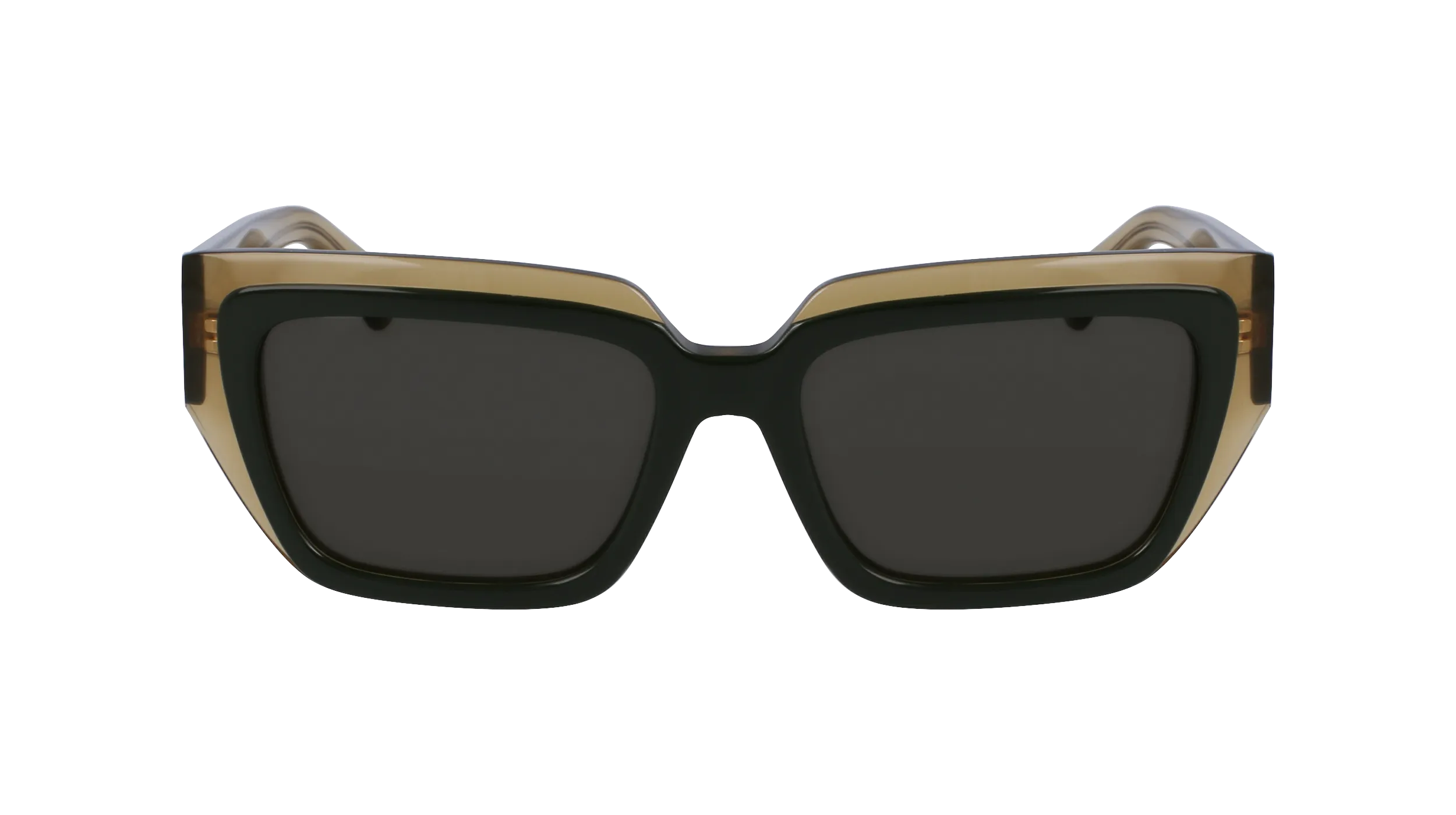 Ferragamo SF2002S 327 Occhiali da sole Acetato Verde Squadrata Normale Normale - immagine 2
