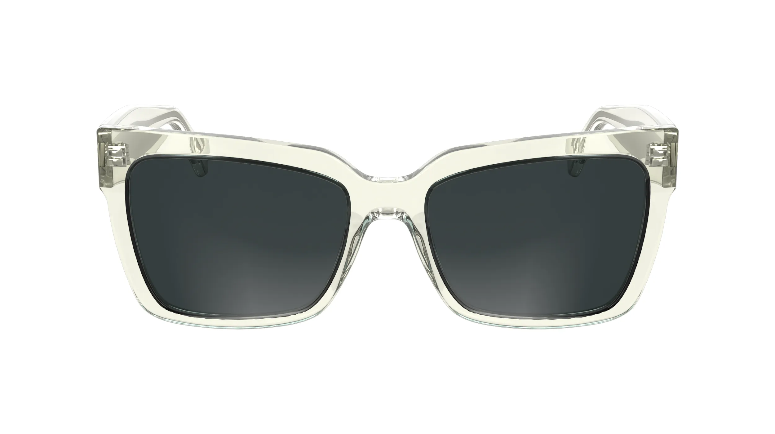 Calvin Klein CKJ24606S 006 Occhiali da sole Acetato Grigio Grigio Squadrata Normale Normale - immagine 3
