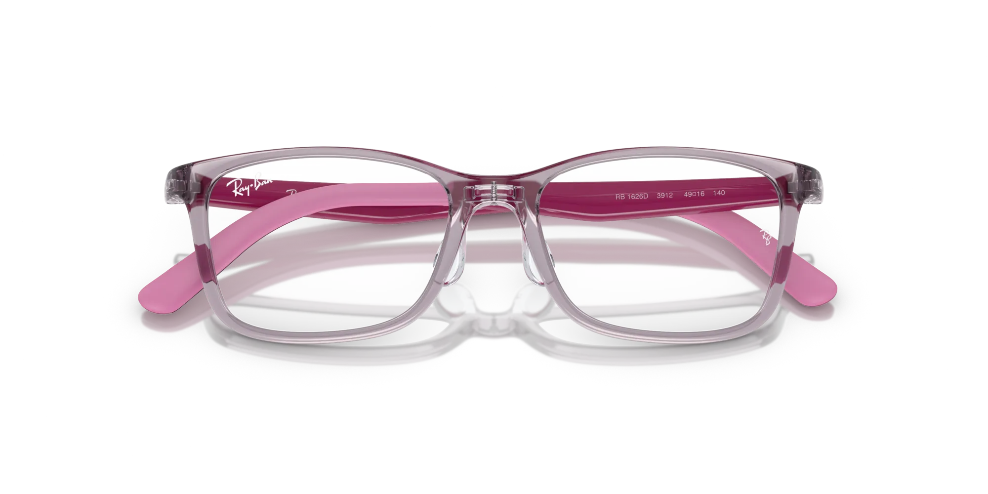 Ray - Ban RY1626D 3912 Montature da vista Iniettato Rosa Squadrata - immagine 2