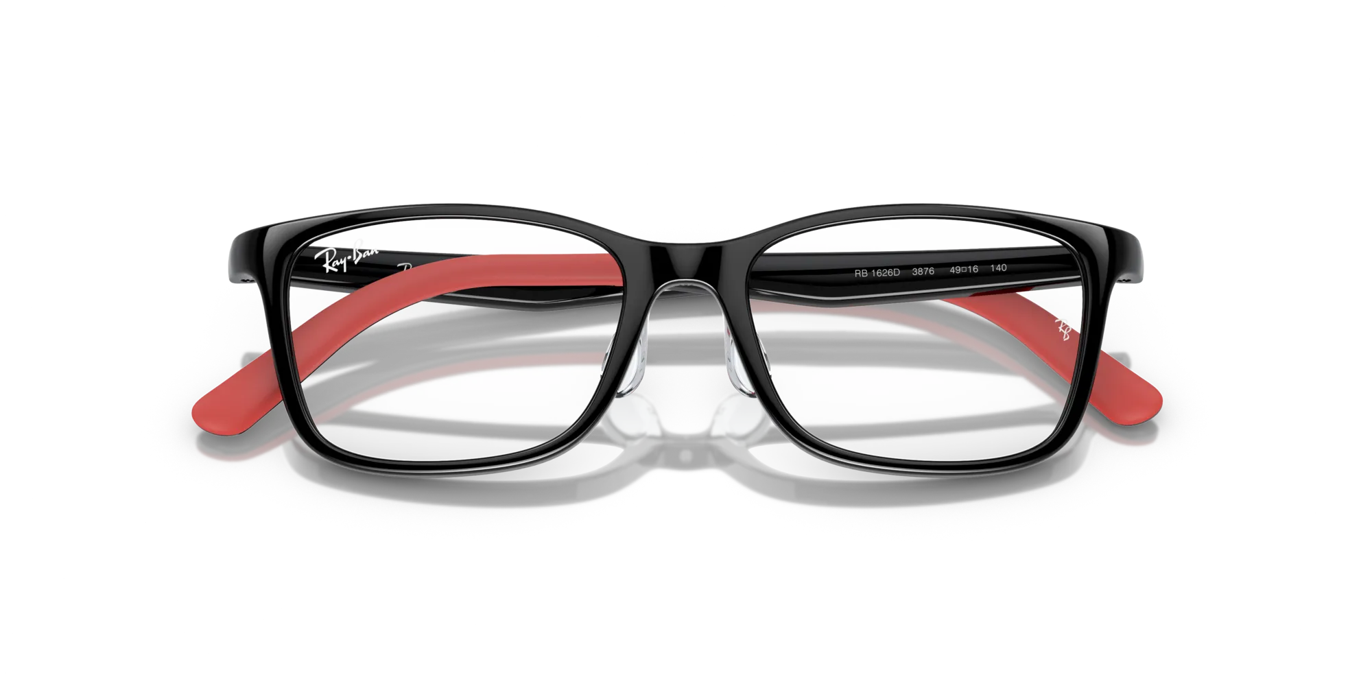 Ray - Ban RY1626D 3876 Montature da vista Iniettato Nero Squadrata - immagine 2