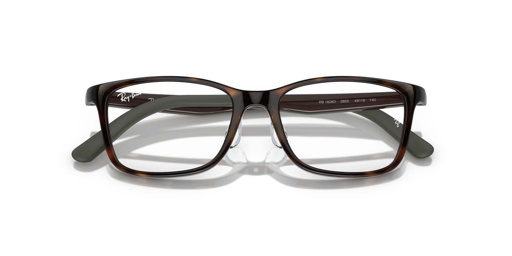 Ray - Ban RY1626D 3863 Montature da vista Iniettato Havana Squadrata - immagine 2
