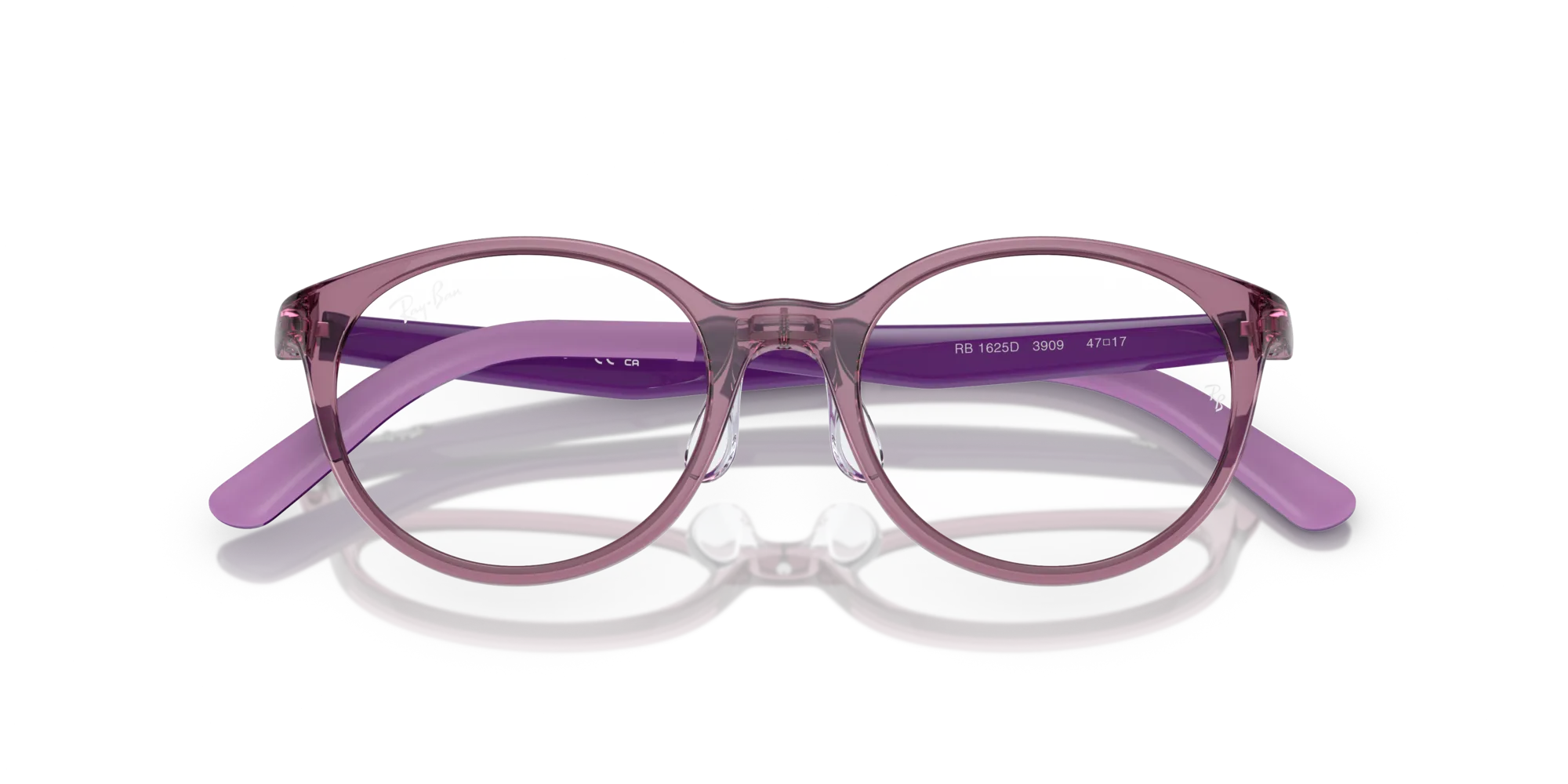Ray - Ban RY1625D 3909 Montature da vista Iniettato Viola Pantos - immagine 2