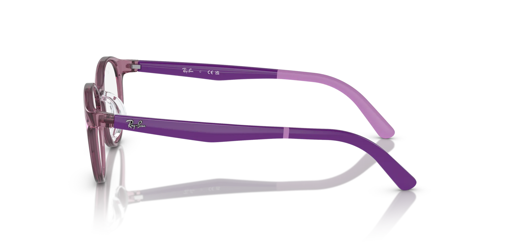 Ray - Ban RY1625D 3909 Montature da vista Iniettato Viola Pantos - immagine 4