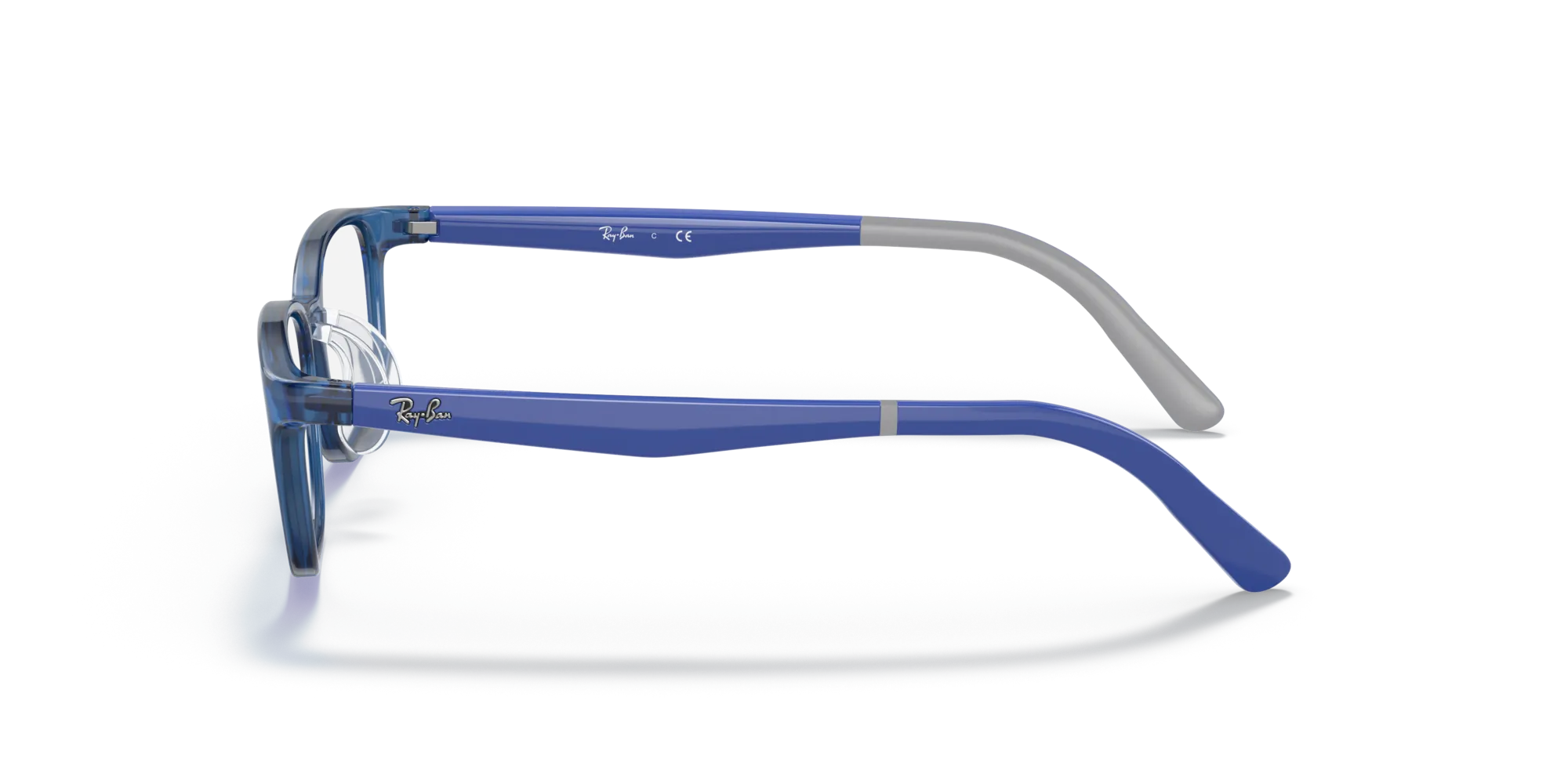 Ray - Ban RY1617D 3914 Montature da vista bambino Iniettato Blu Squadrata - immagine 4